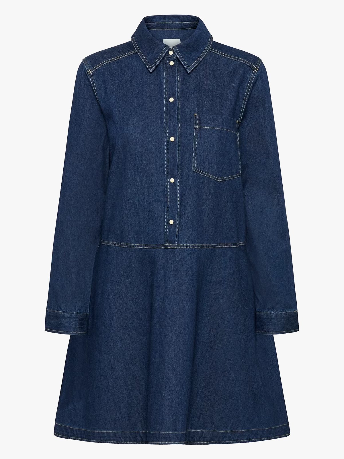 Part Two Augustine Dress Dark Blue Denim