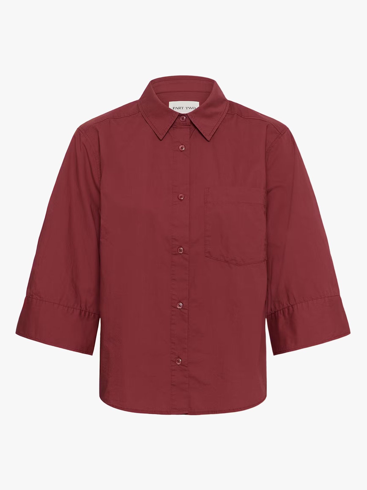 Part Two Botilla PW Shirt Burnt Russet / Red