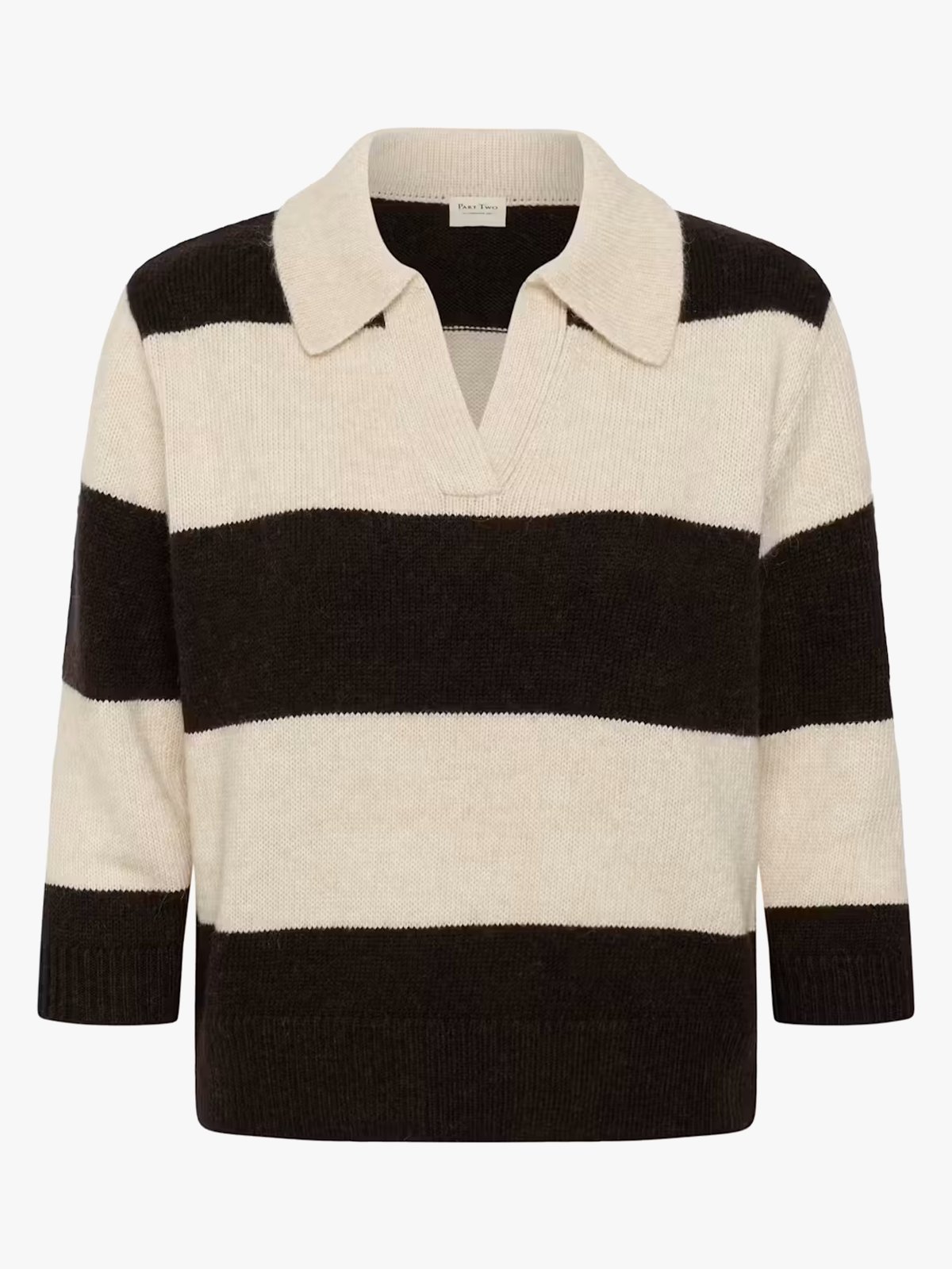 Part Two Charlott Pullover Whitecap Gray / Molé Stripe / Nature