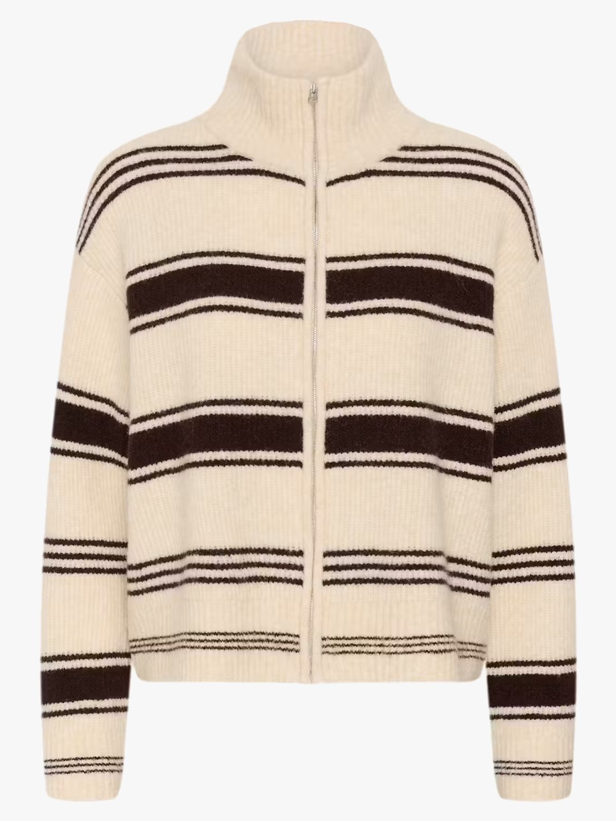 Part Two Camiria Pullover Off White / Brown Stripes