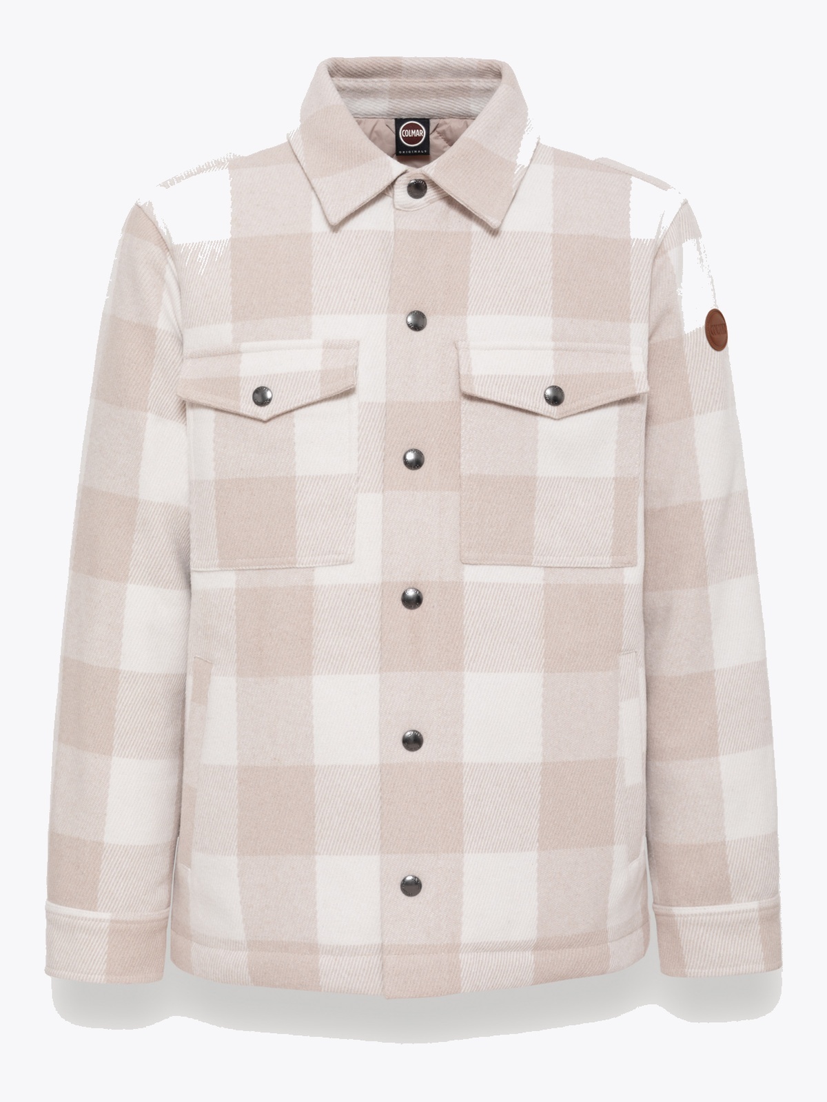 Colmar Check Pattern Overshirt nude tableau