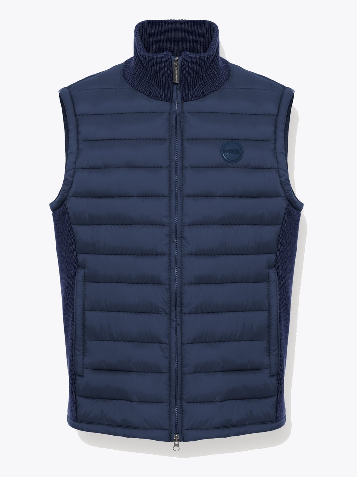 Colmar Multi Material Padded Hybrid Vest navy blue