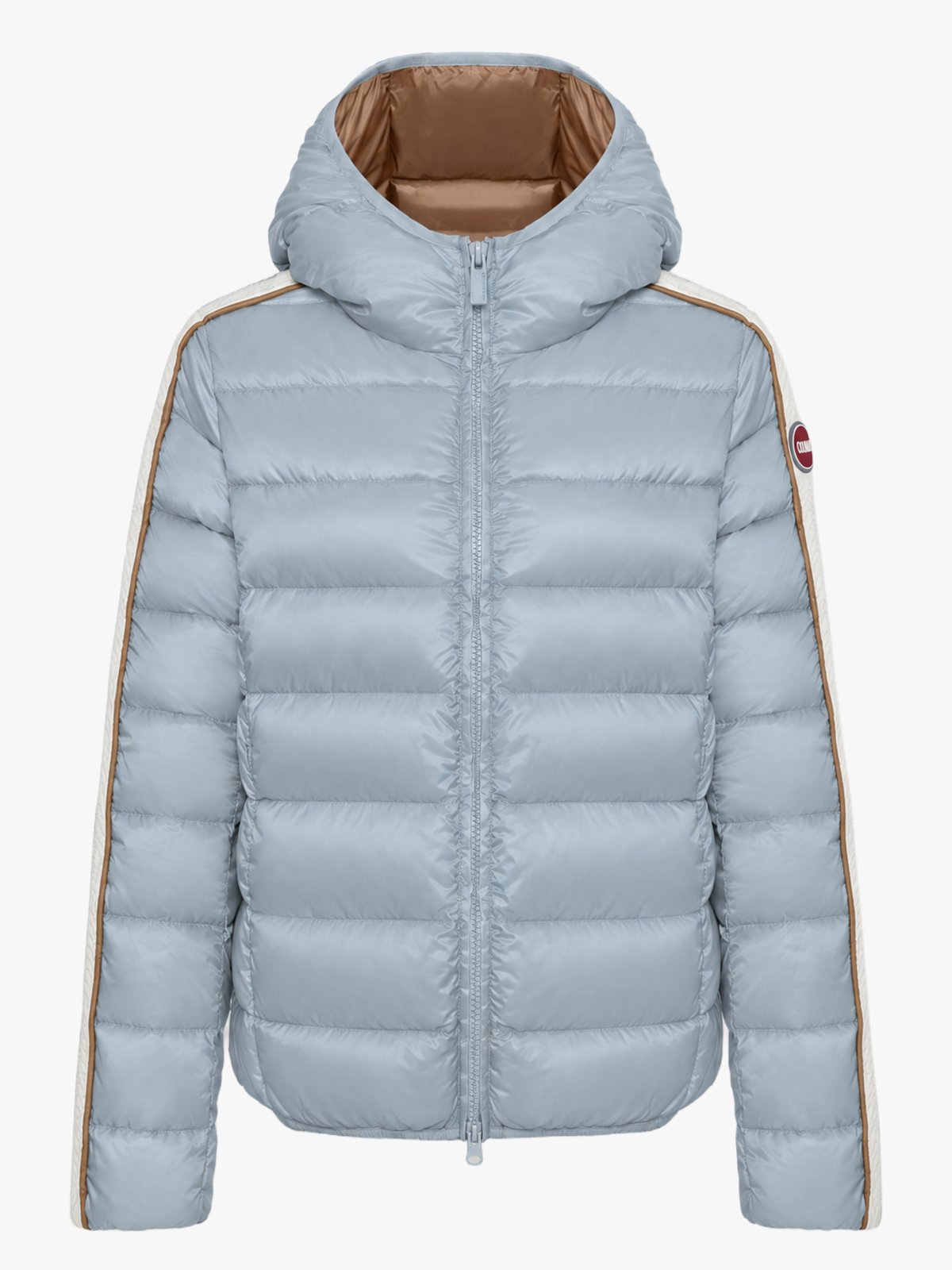 Colmar Quilted Jacket Natural Down Padded powder blue-tofu