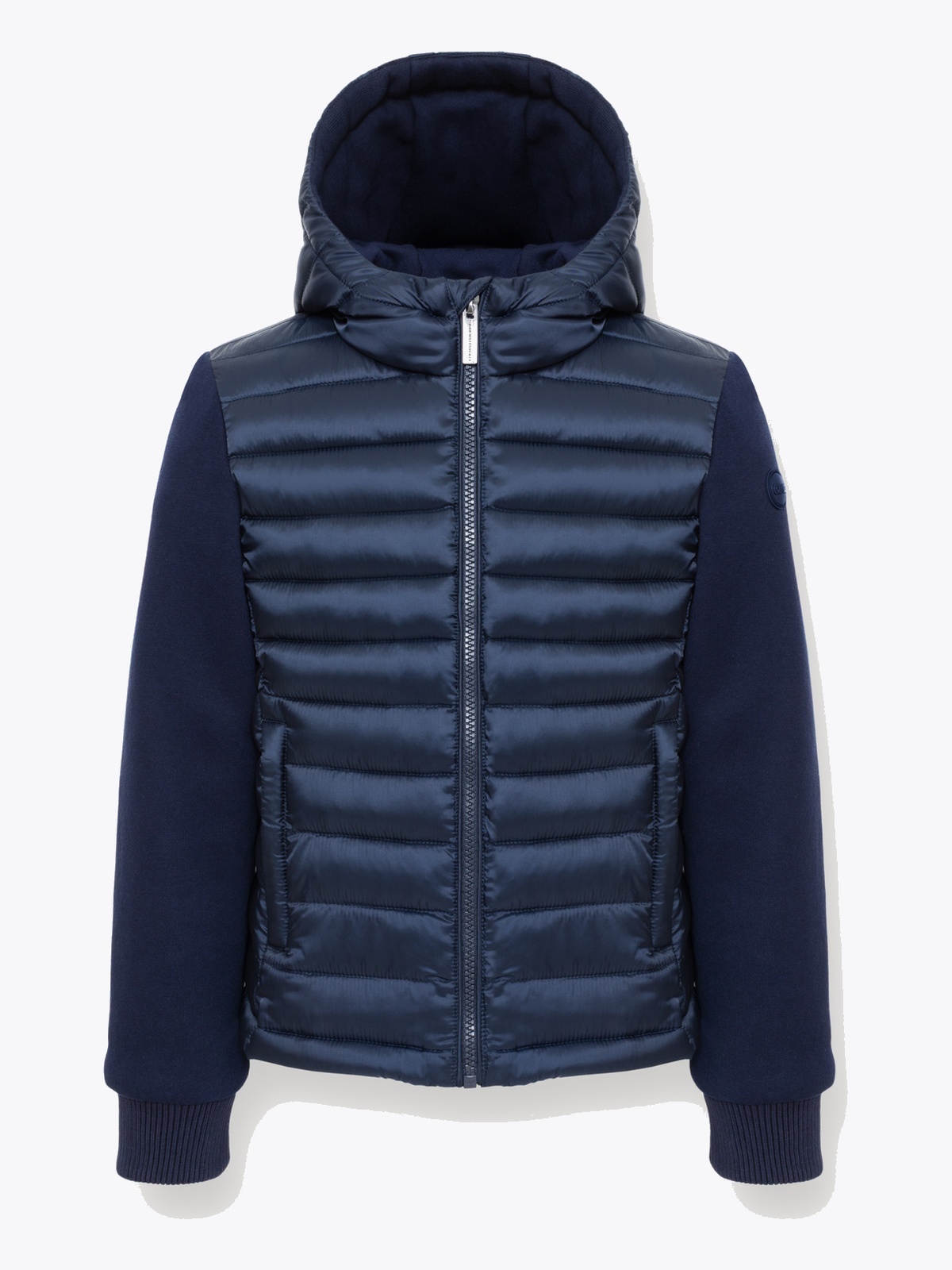 Colmar Wadding Jacket Fleece Sleeves navy blue