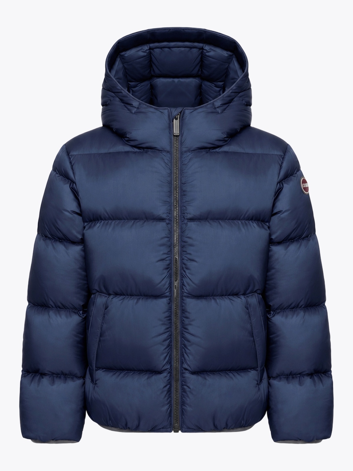 Colmar Quilted Jacket Natural Down Padded navy blue