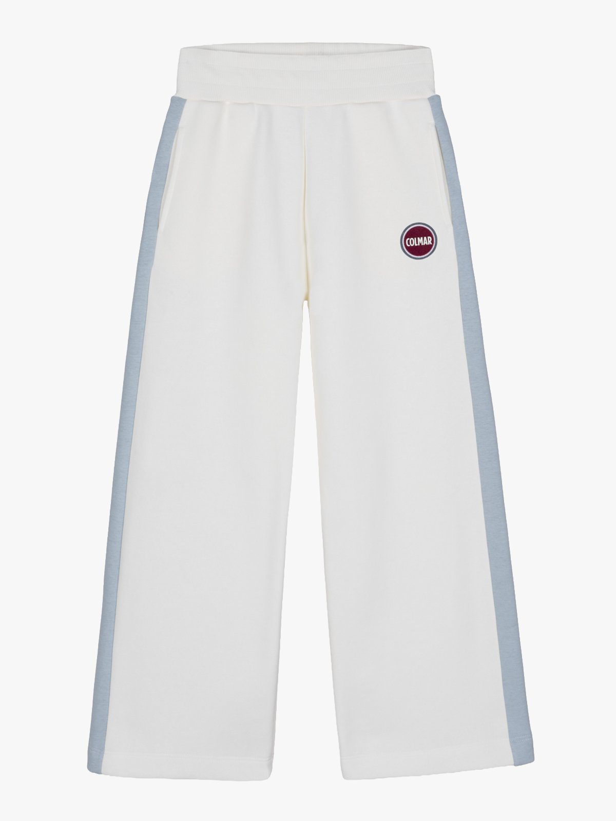 Colmar Brushed Fleece Palazzo Trousers tofu-powder blue