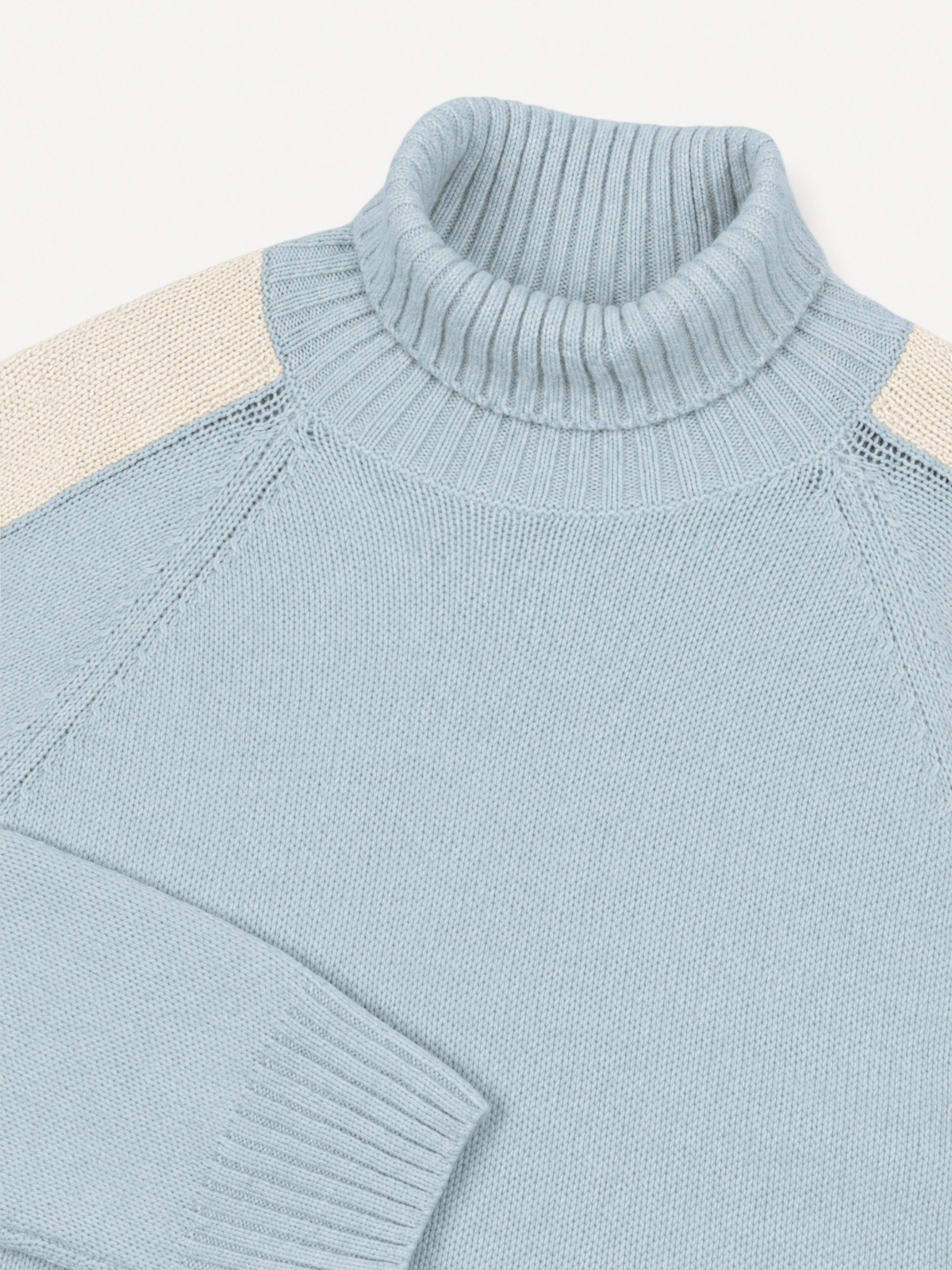 Colmar Bicolour Turtleneck powder blue/tofu