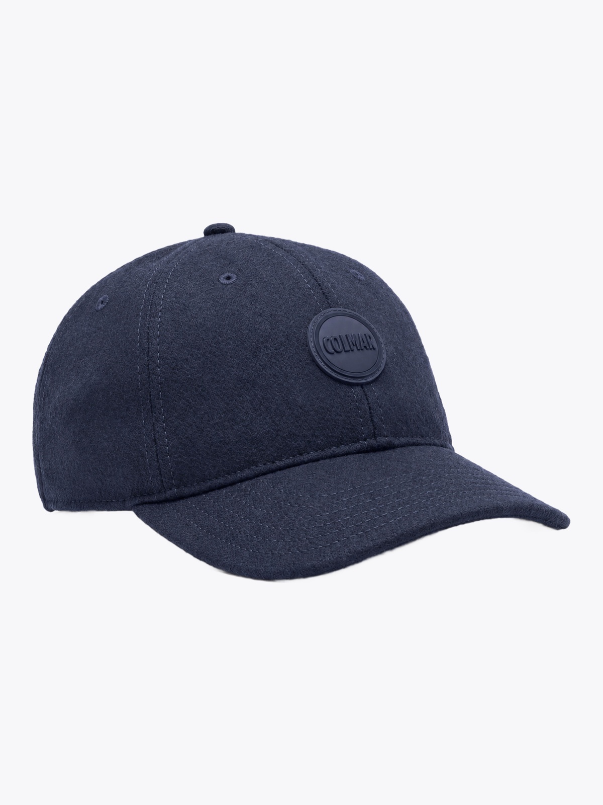 Colmar Matching Colour Logo Baseball Wool Hat navy blue