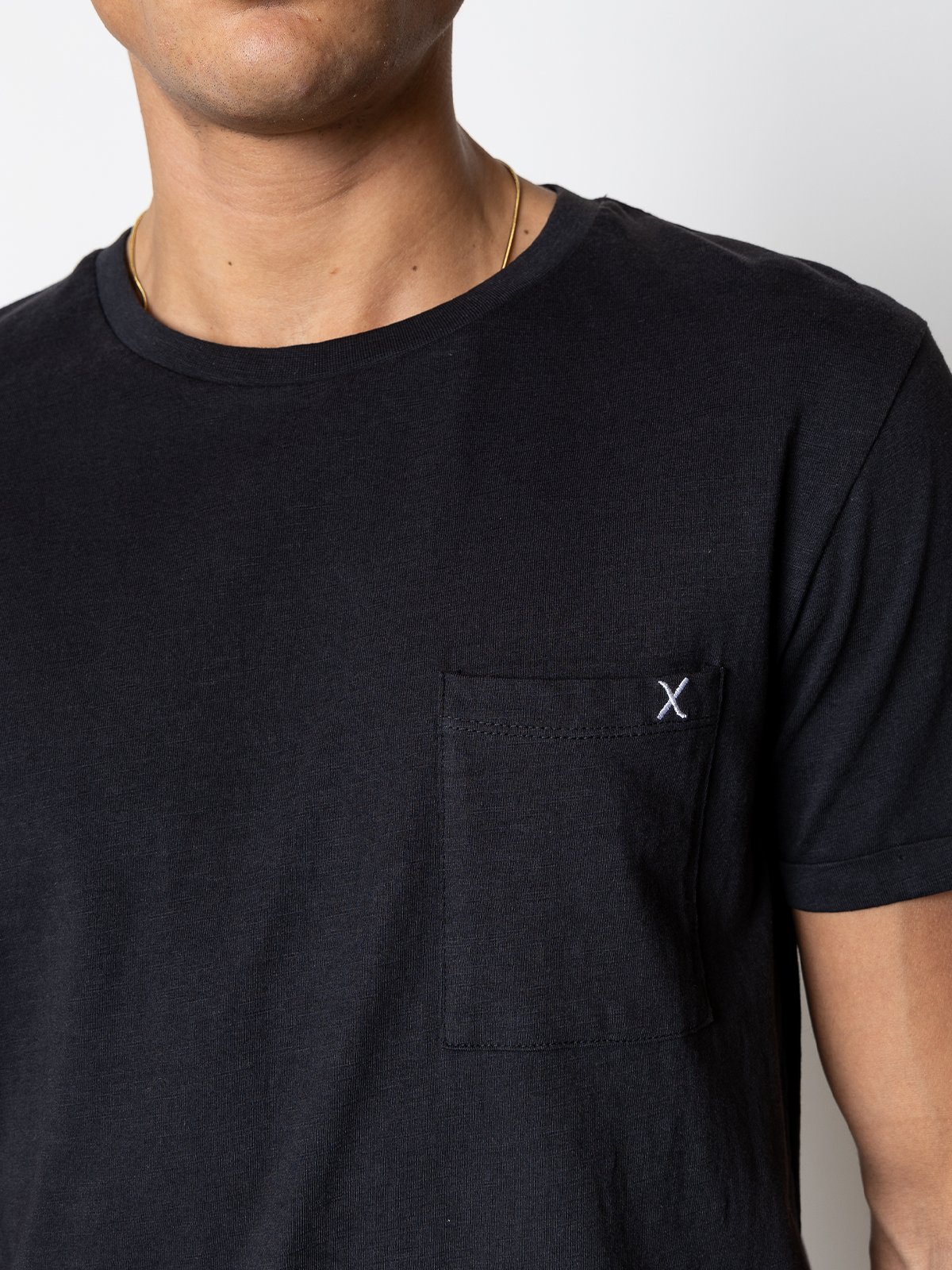 CLEAN CUT COPENHAGEN Kolding Organic Tee Short Sleeve Black