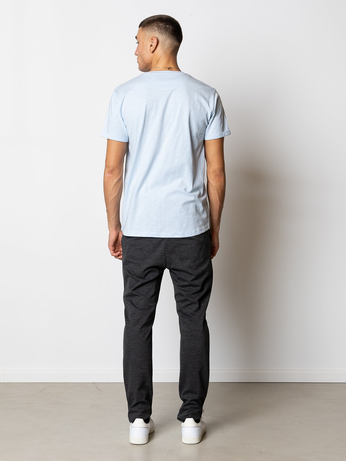 CLEAN CUT COPENHAGEN Kolding Organic Tee Short Sleeve Light Blue