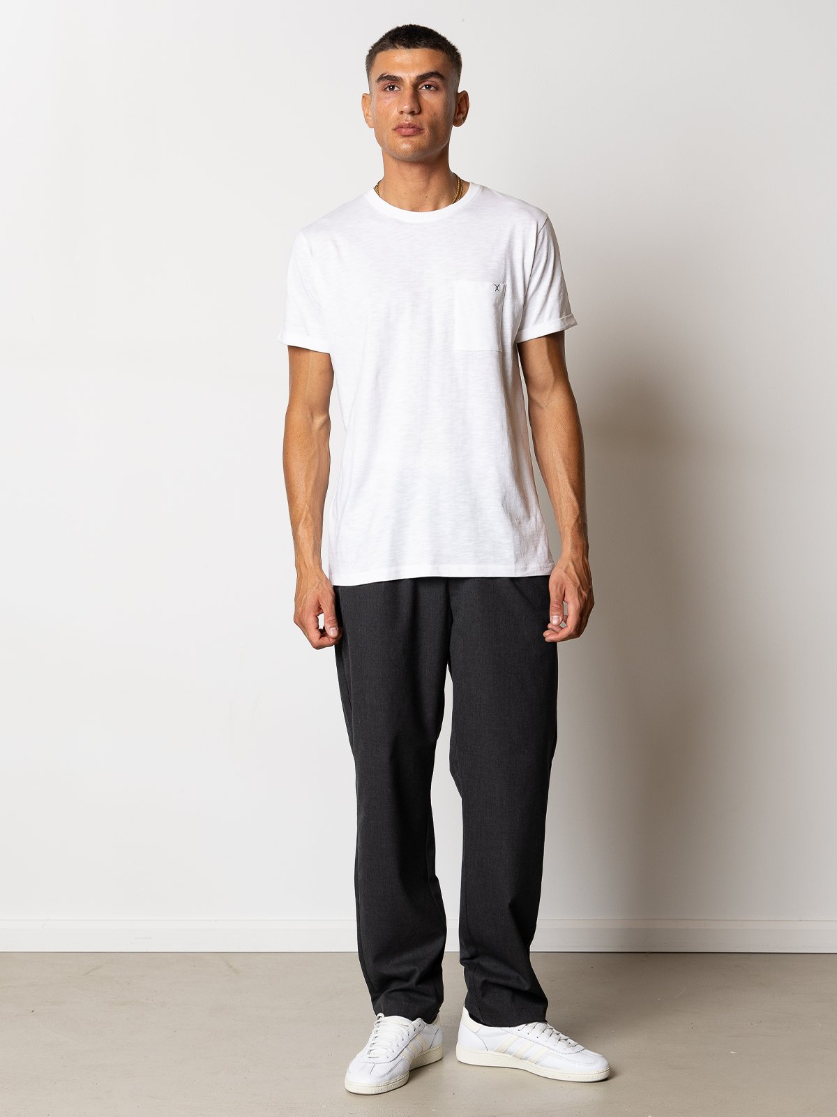 CLEAN CUT COPENHAGEN Kolding Organic Tee Short Sleeve White
