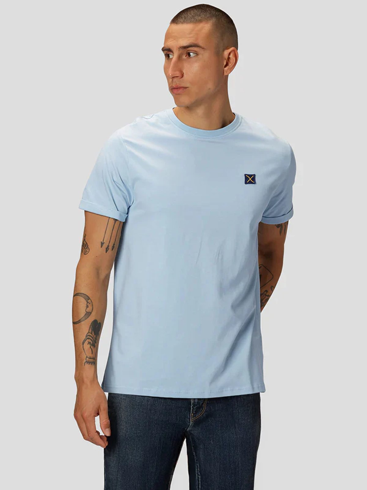 Clean Cut Copenhagen Basic Organic T-Shirt Light Blue