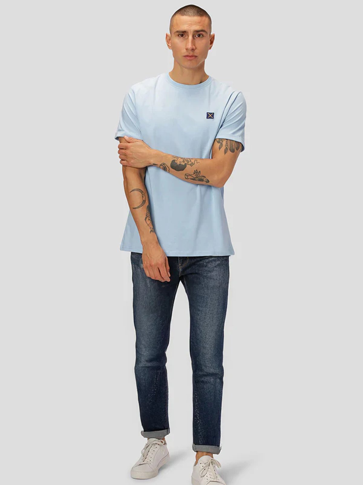 Clean Cut Copenhagen Basic Organic T-Shirt Light Blue