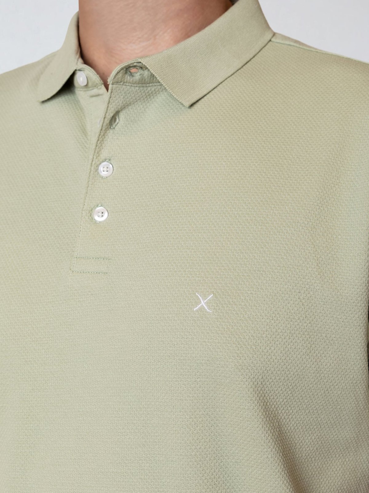 CLEAN CUT COPENHAGEN Silkeborg Stretch Polo Desert Sage