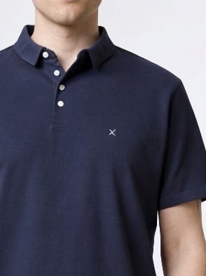 CLEAN CUT COPENHAGEN Silkeborg Stretch Polo Navy