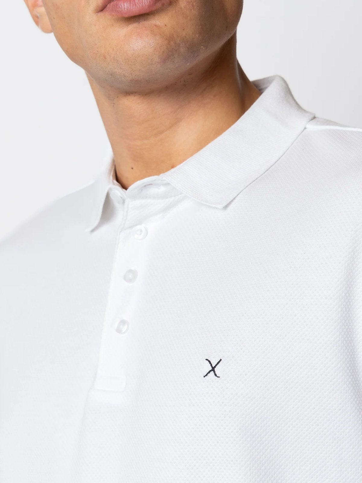 CLEAN CUT COPENHAGEN Silkeborg Stretch Polo White