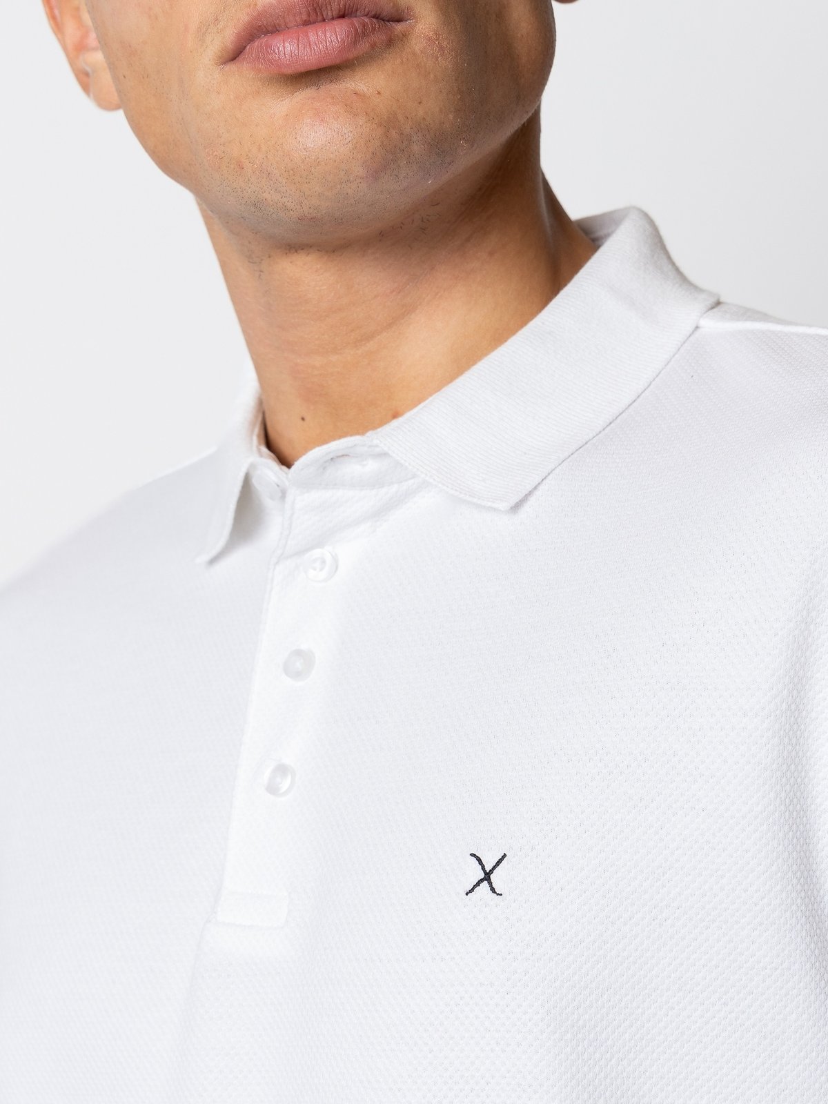 CLEAN CUT COPENHAGEN Silkeborg Stretch Polo White