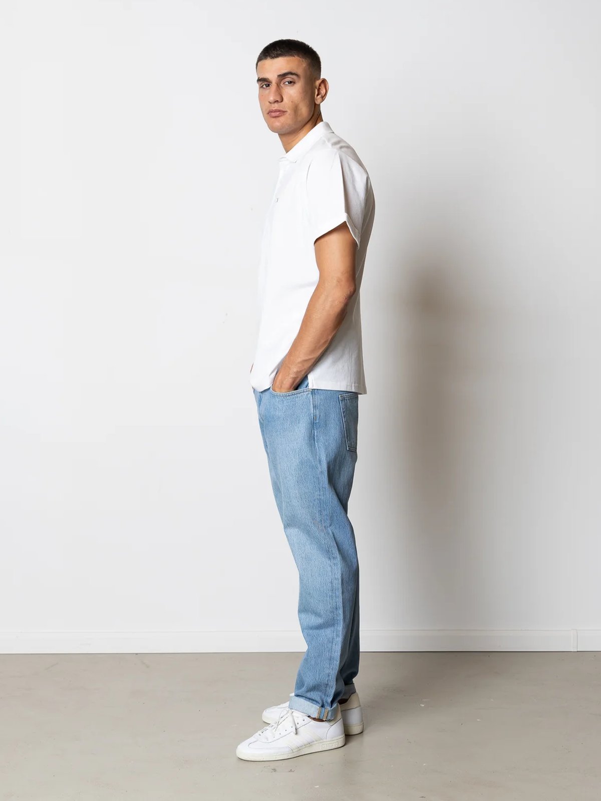 CLEAN CUT COPENHAGEN Silkeborg Stretch Polo White