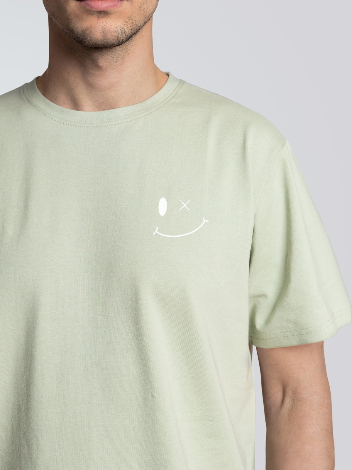 CLEAN CUT COPENHAGEN Patrick Organic Tee Desert sage