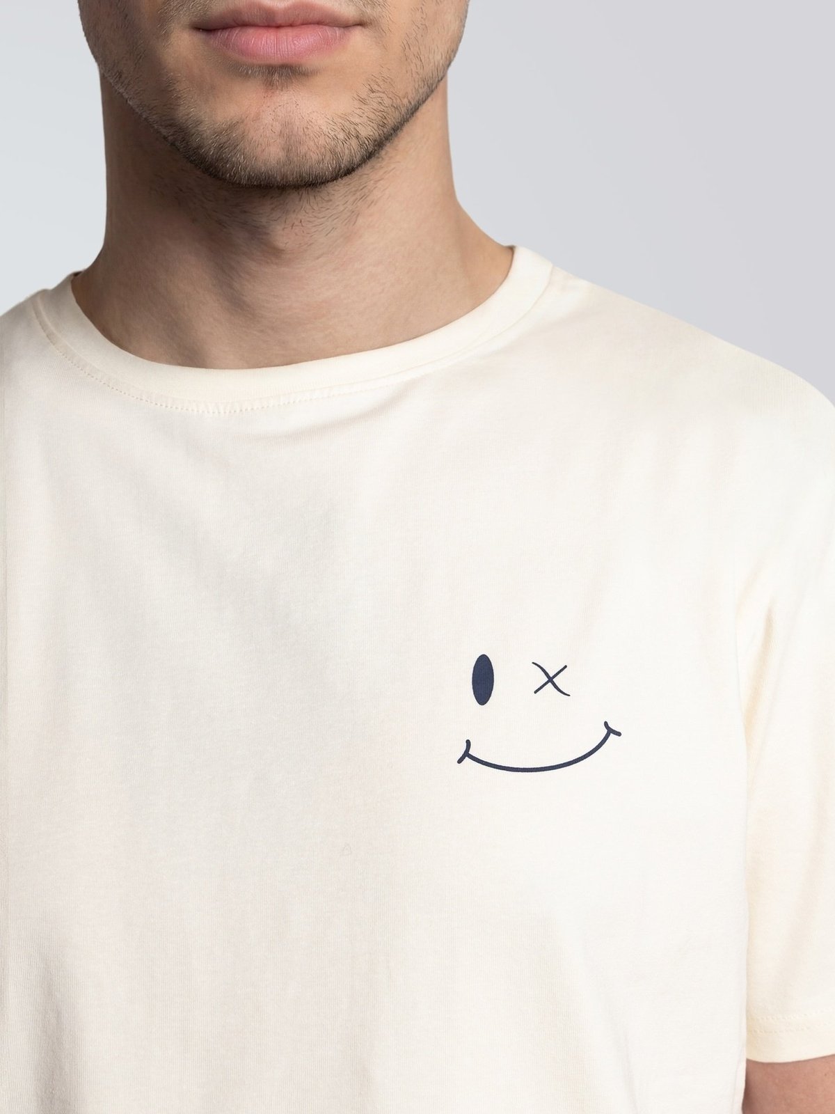 CLEAN CUT COPENHAGEN Patrick Organic Tee Ecru