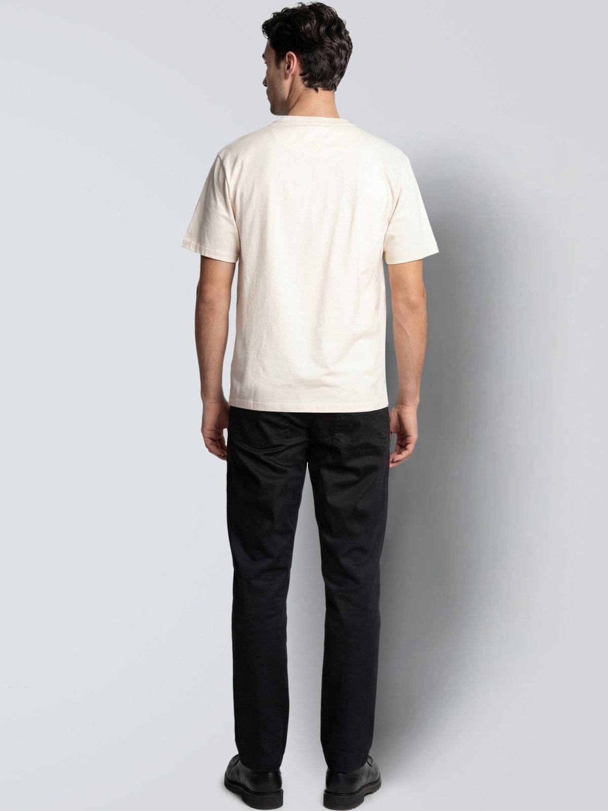 CLEAN CUT COPENHAGEN Patrick Organic Tee Ecru