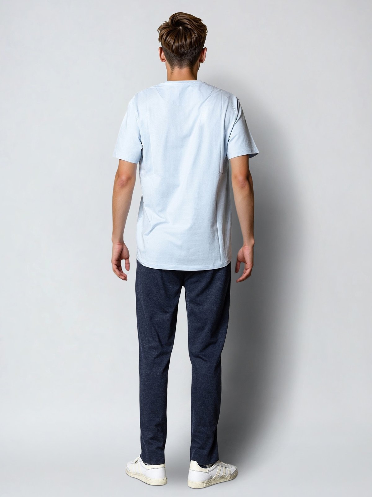 CLEAN CUT COPENHAGEN Patrick Organic Tee Light Blue