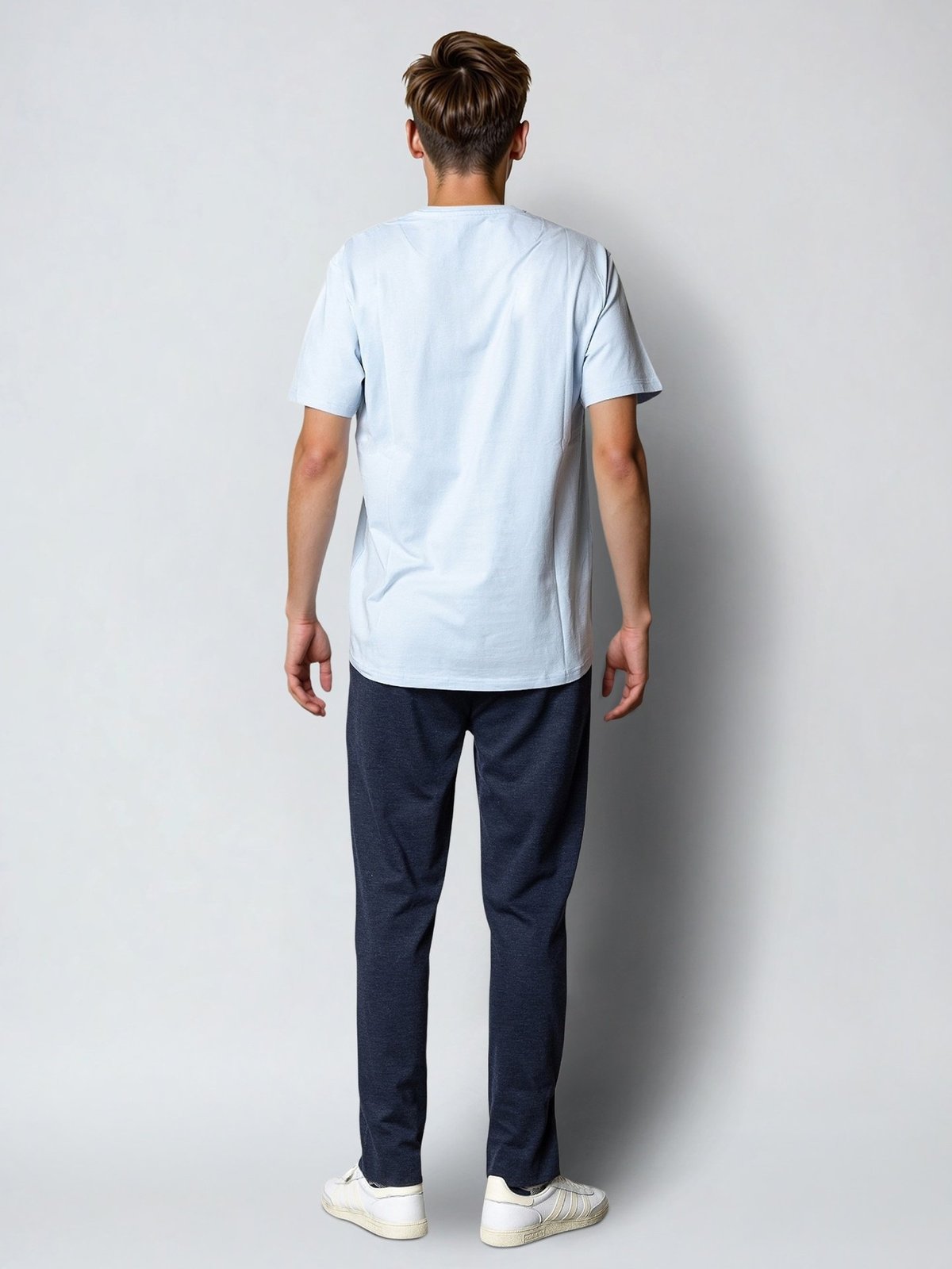 CLEAN CUT COPENHAGEN Patrick Organic Tee Light Blue