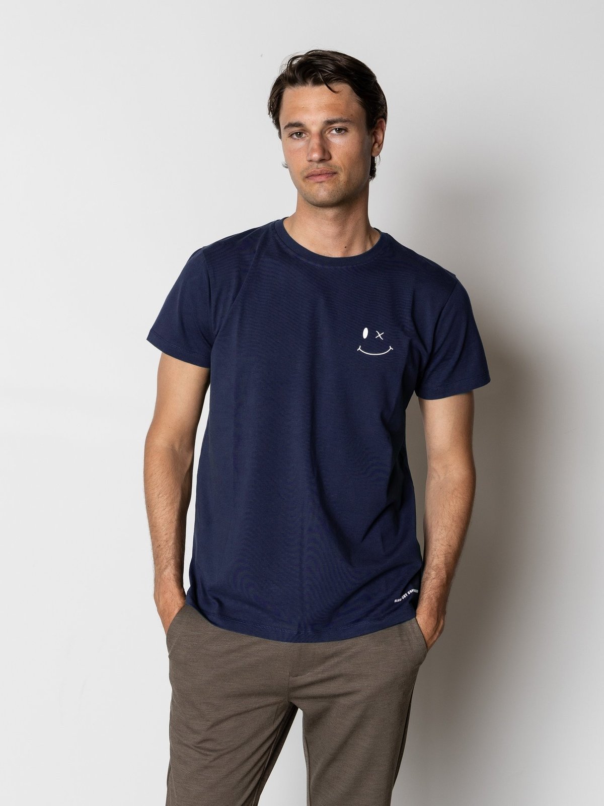 CLEAN CUT COPENHAGEN Patrick Organic Tee Navy