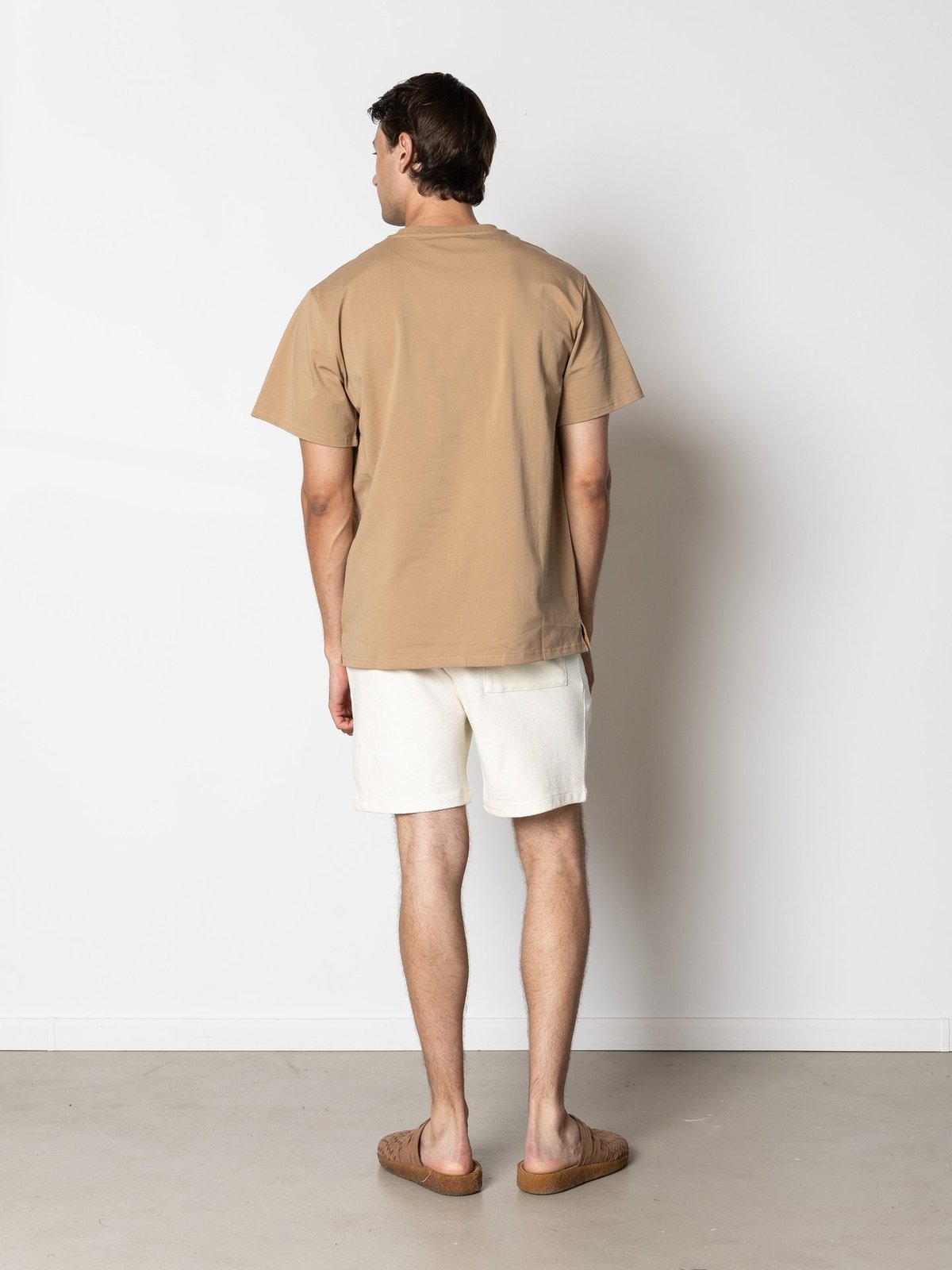 CLEAN CUT COPENHAGEN Calton Structured Shorts Ecru