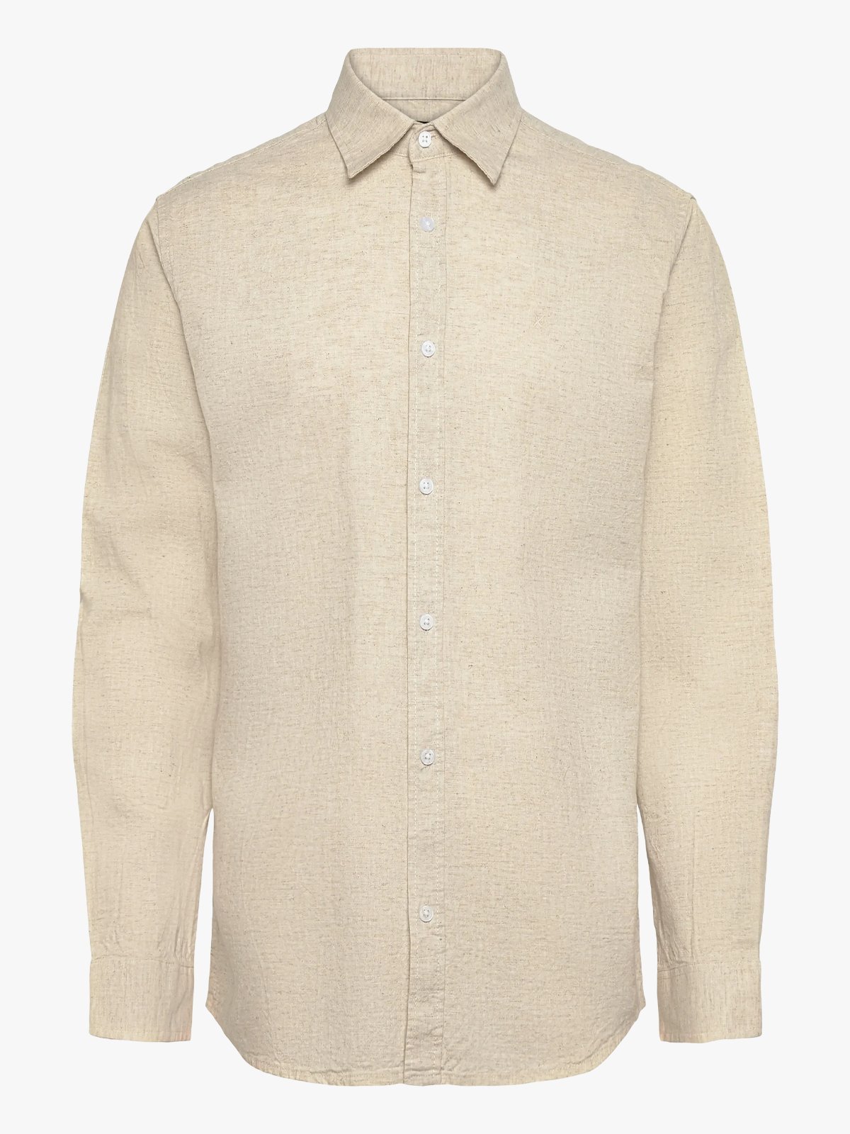 CLEAN CUT COPENHAGEN Luca Shirt Long Sleeve Light Beige