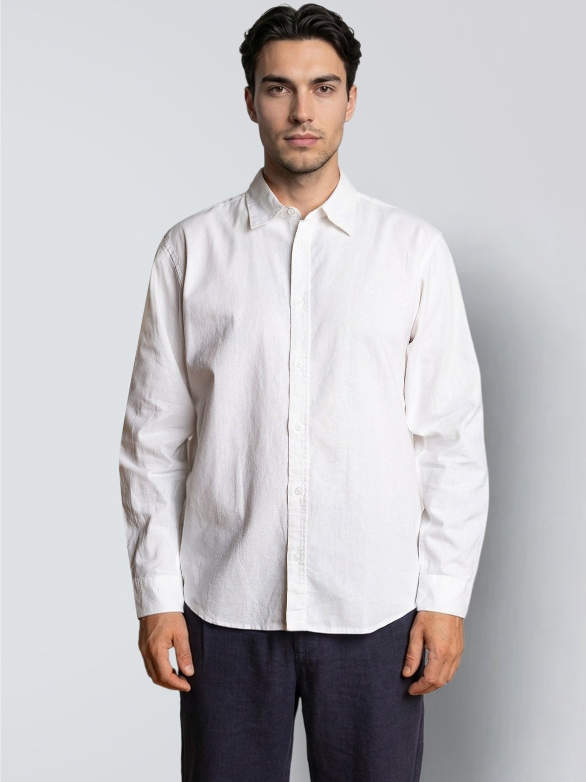 Clean Cut Copenhagen Luca Shirt Long Sleeve White