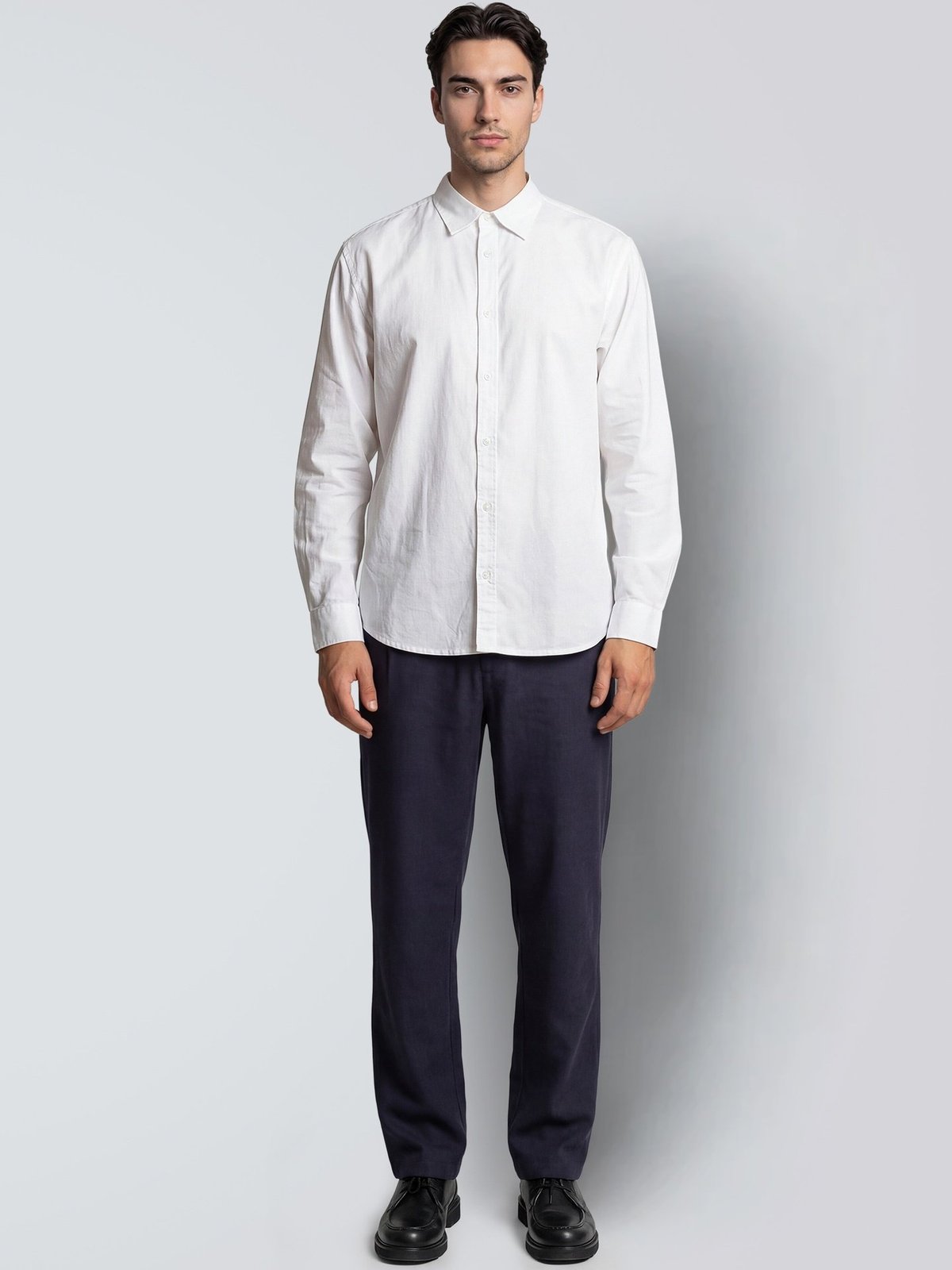 Clean Cut Copenhagen Luca Shirt Long Sleeve White