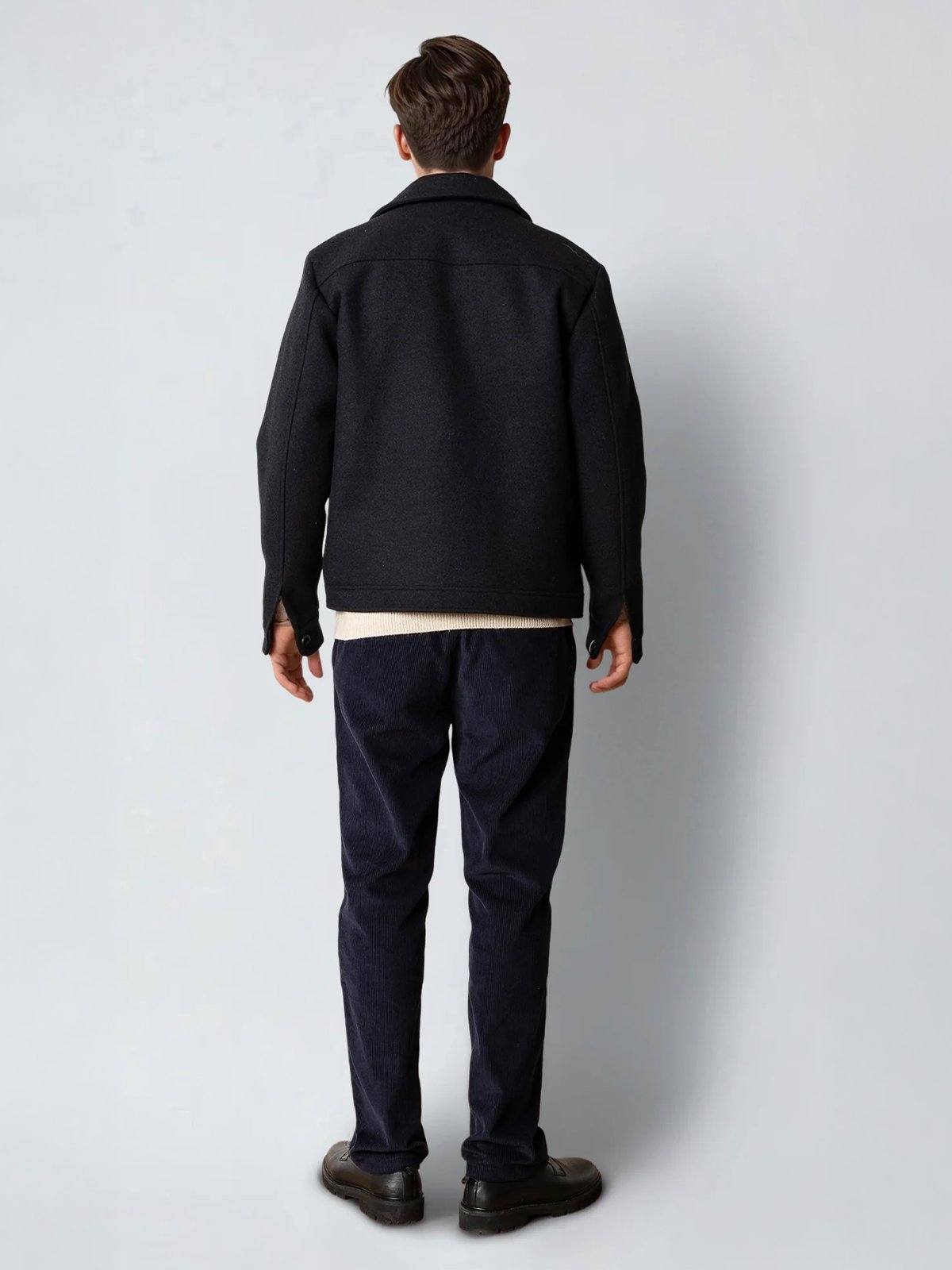 Clean Cut Copenhagen Luke Wool Jacket Dark Navy