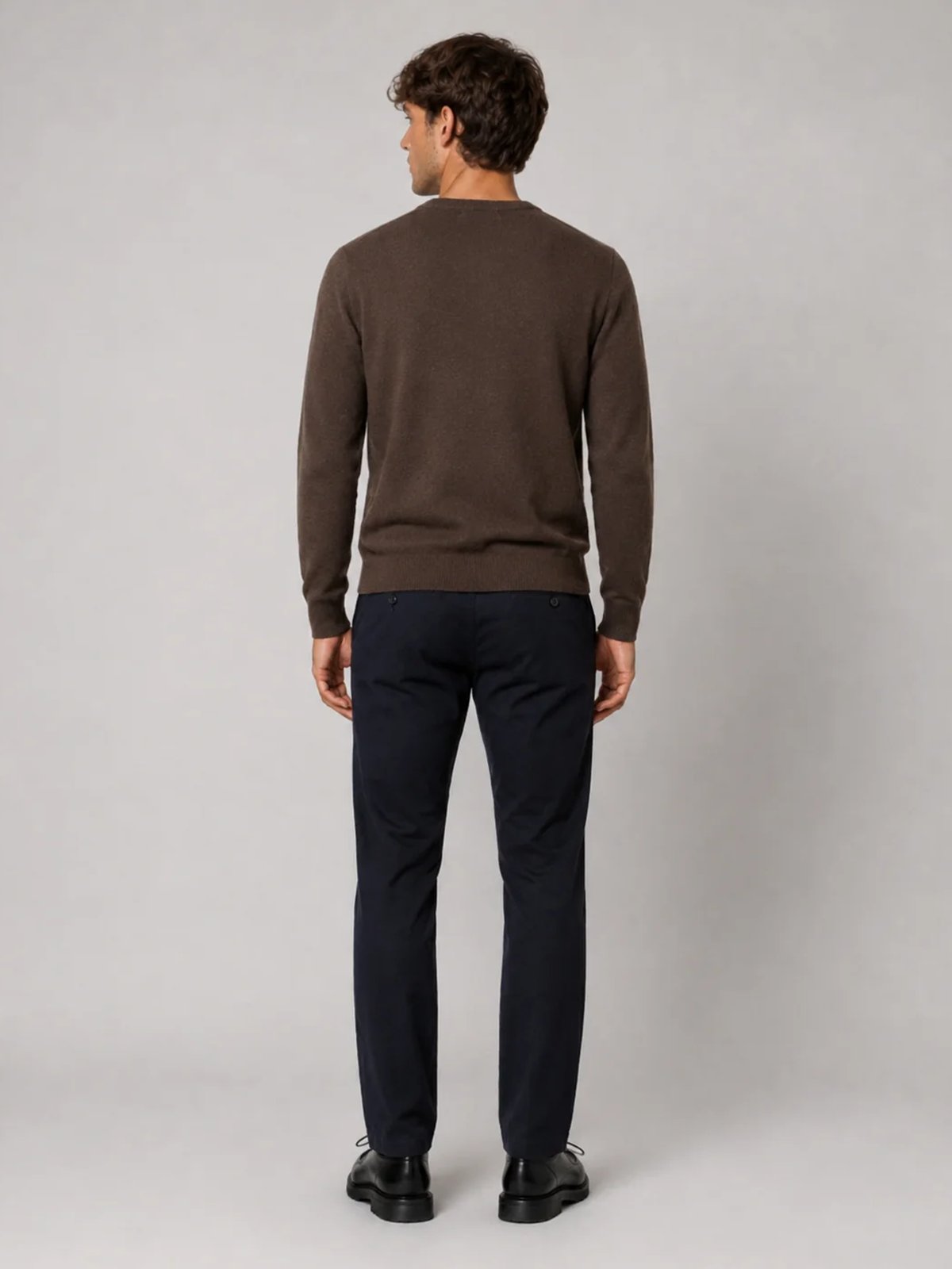 Clean Cut Copenhagen Merino Crewneck Knit Brun Melange