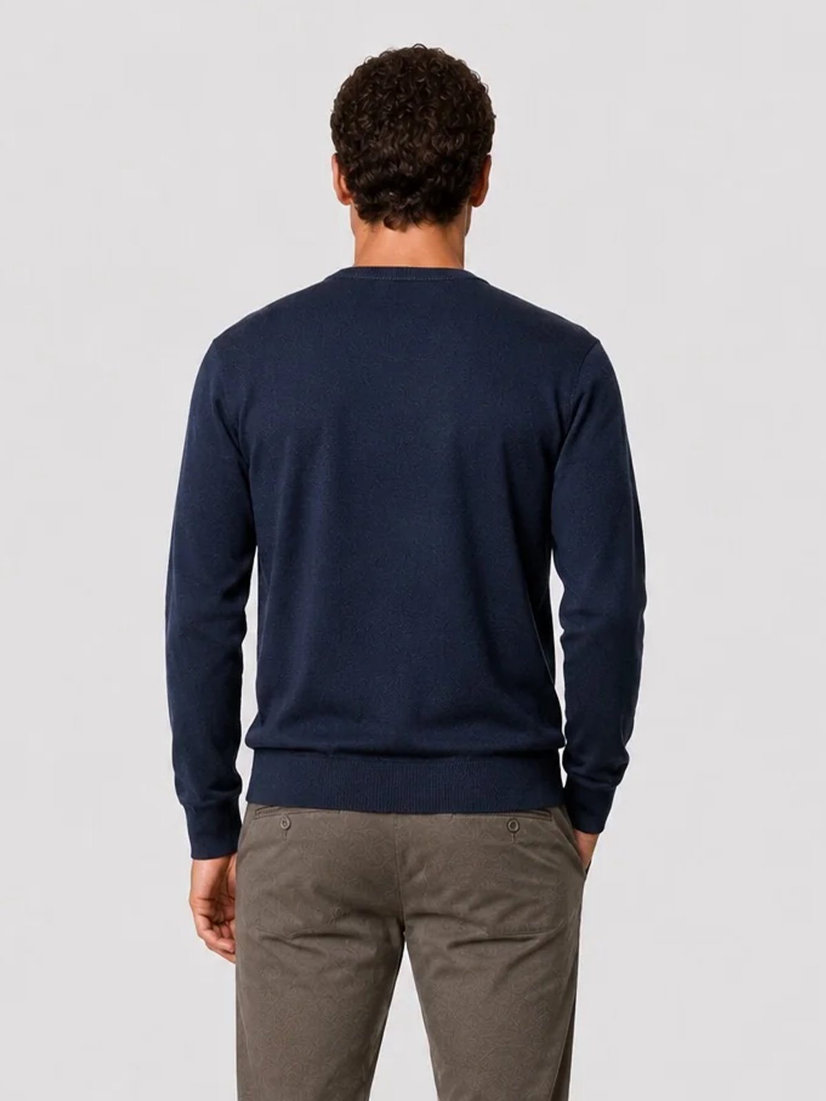 Clean Cut Copenhagen Merino Crewneck Knit Navy