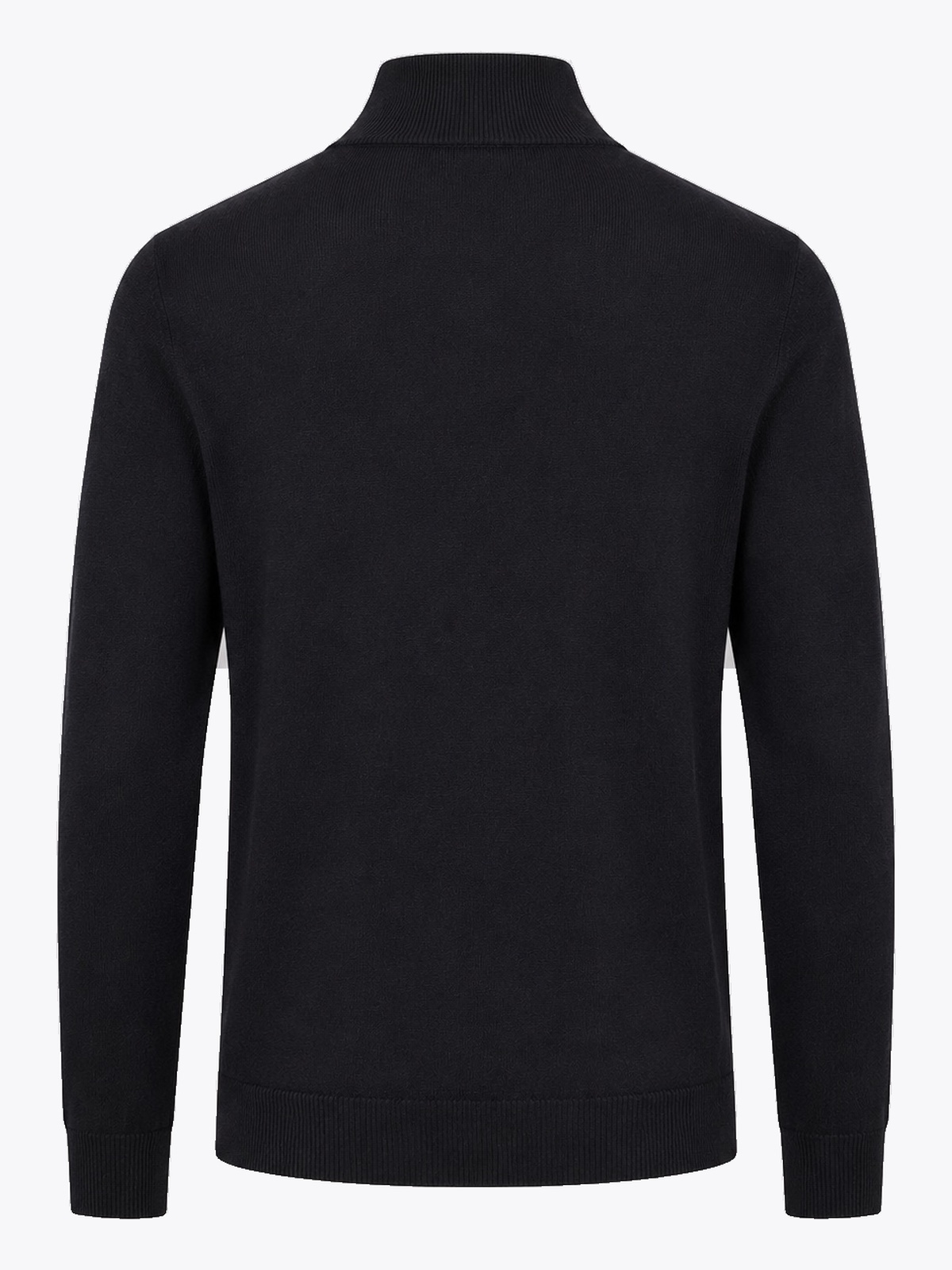 Clean Cut Copenhagen Merino Half-Zip Knit Black