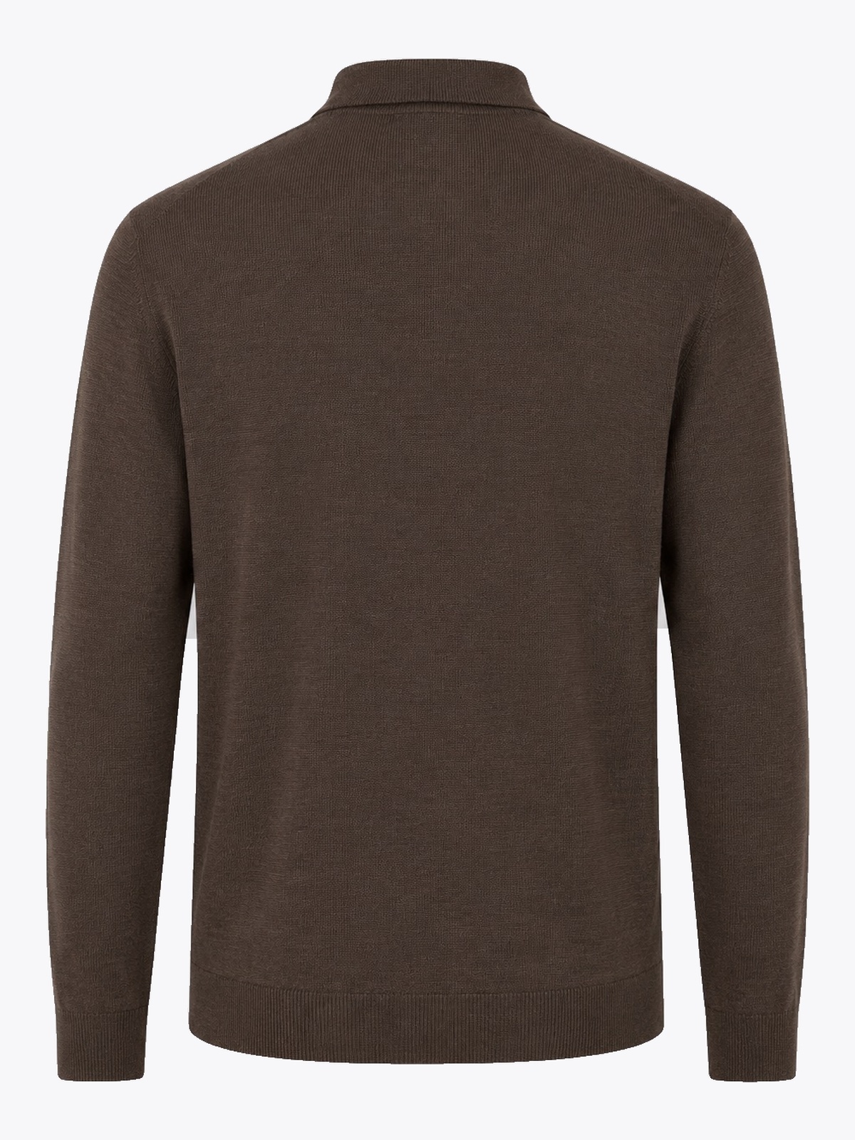 Clean Cut Copenhagen Merino Polo Knit Brown melange