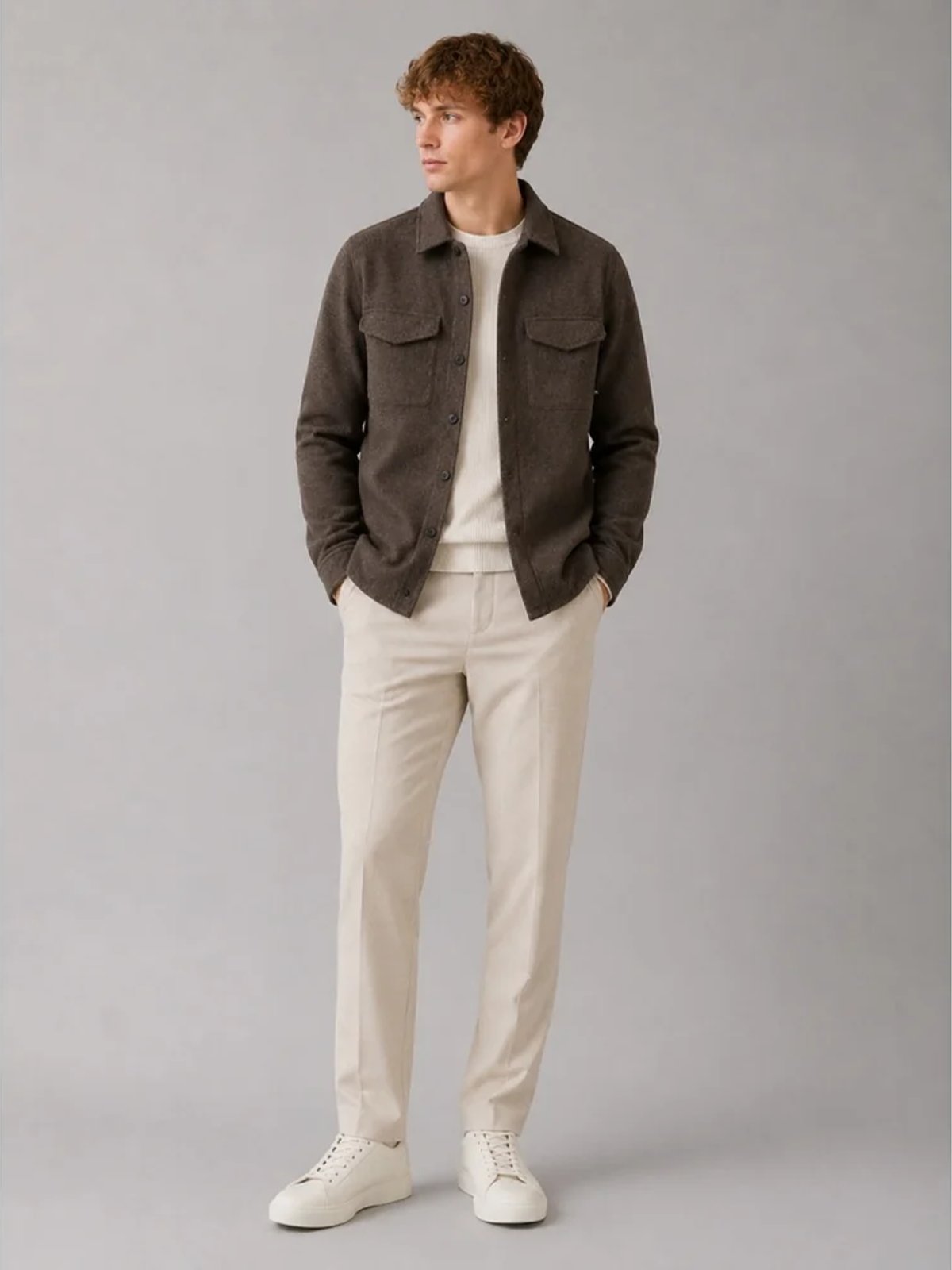 Clean Cut Copenhagen Ditlev Overshirt Dark Brown