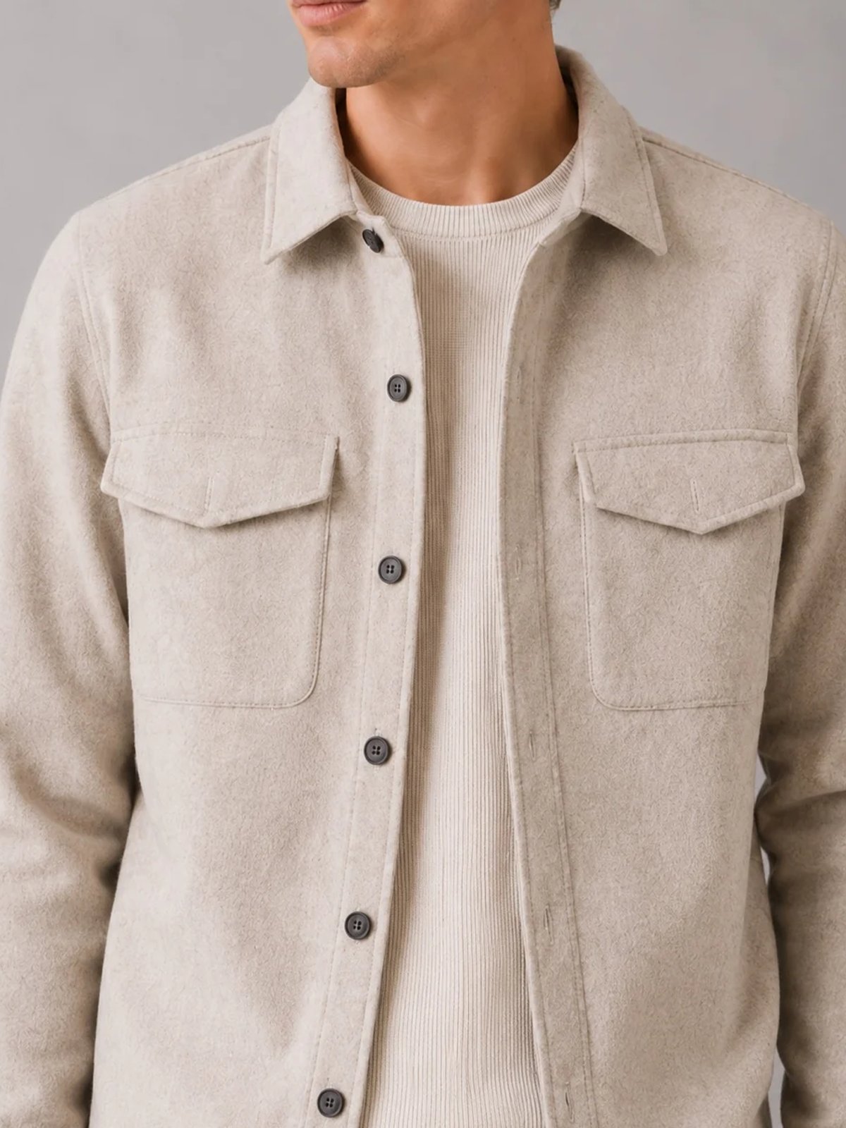 Clean Cut Copenhagen Ditlev Overshirt Ecru