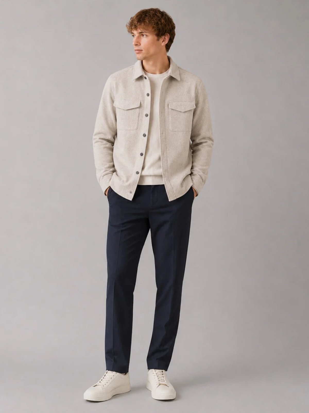Clean Cut Copenhagen Ditlev Overshirt Ecru
