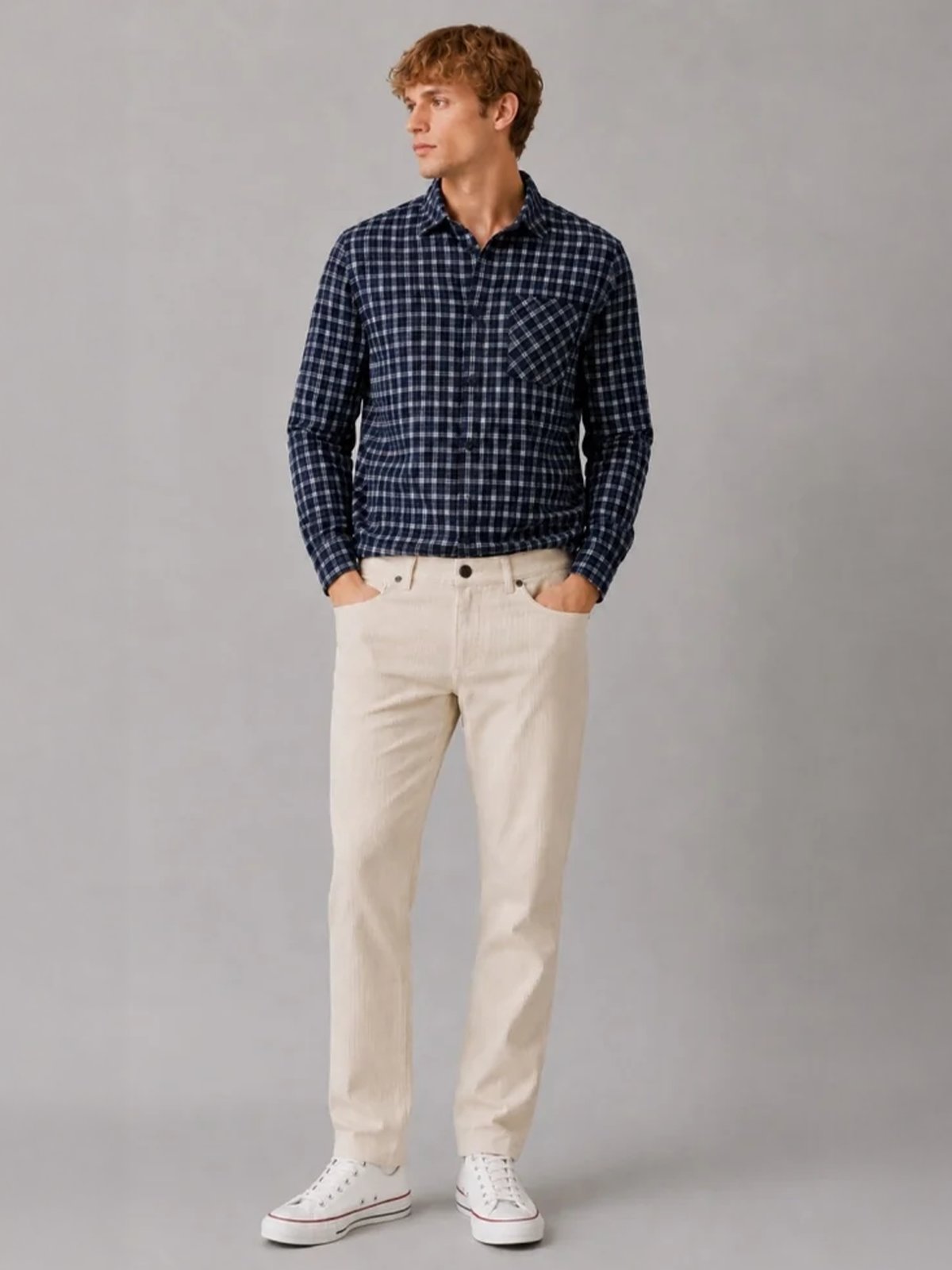 Clean Cut Copenhagen London Corduroy Pants Ecru