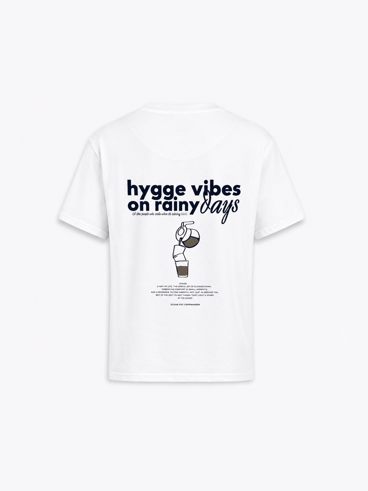 Clean Cut Copenhagen Hygge Organic T-Shirt Ecru