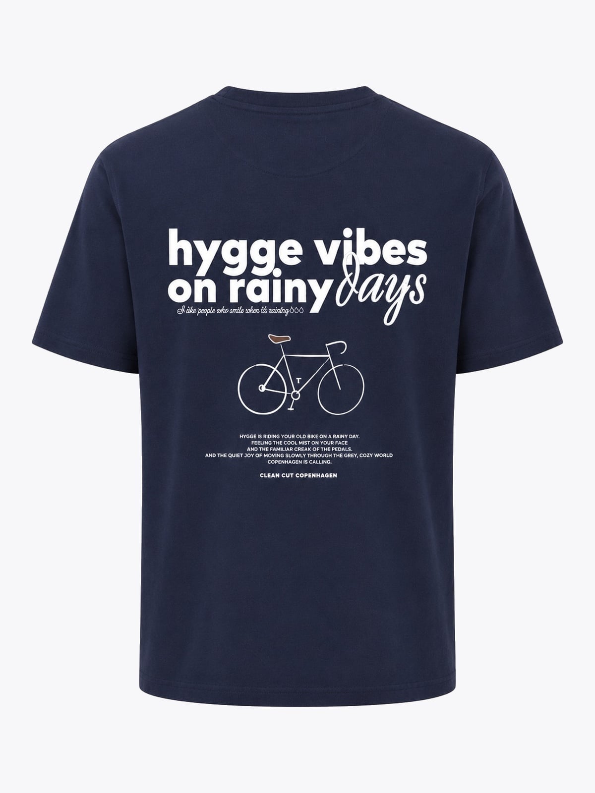 Clean Cut Copenhagen Hygge Organic T-Shirt Navy