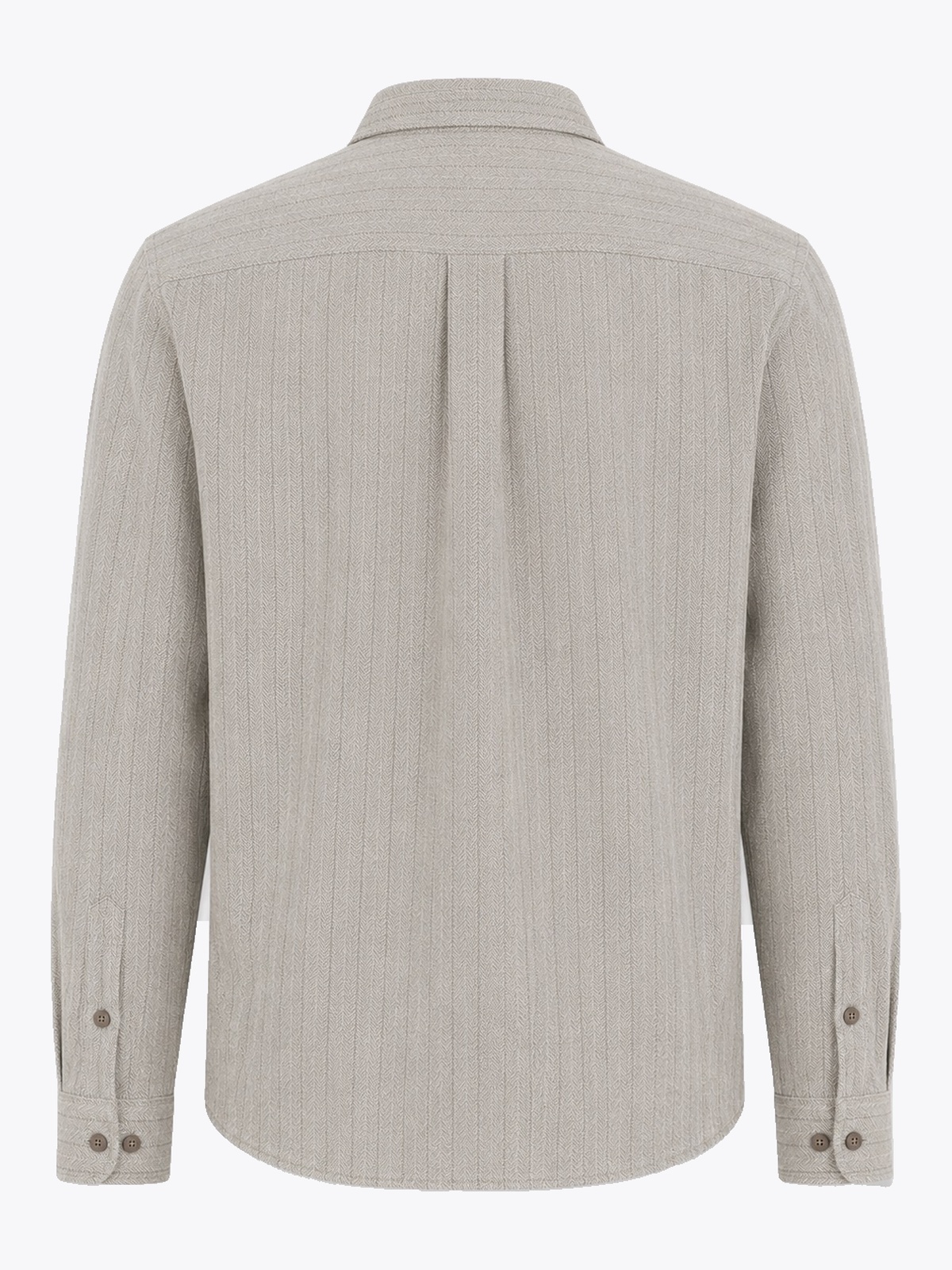 Clean Cut Copenhagen Herringbone Shirt Grey melange