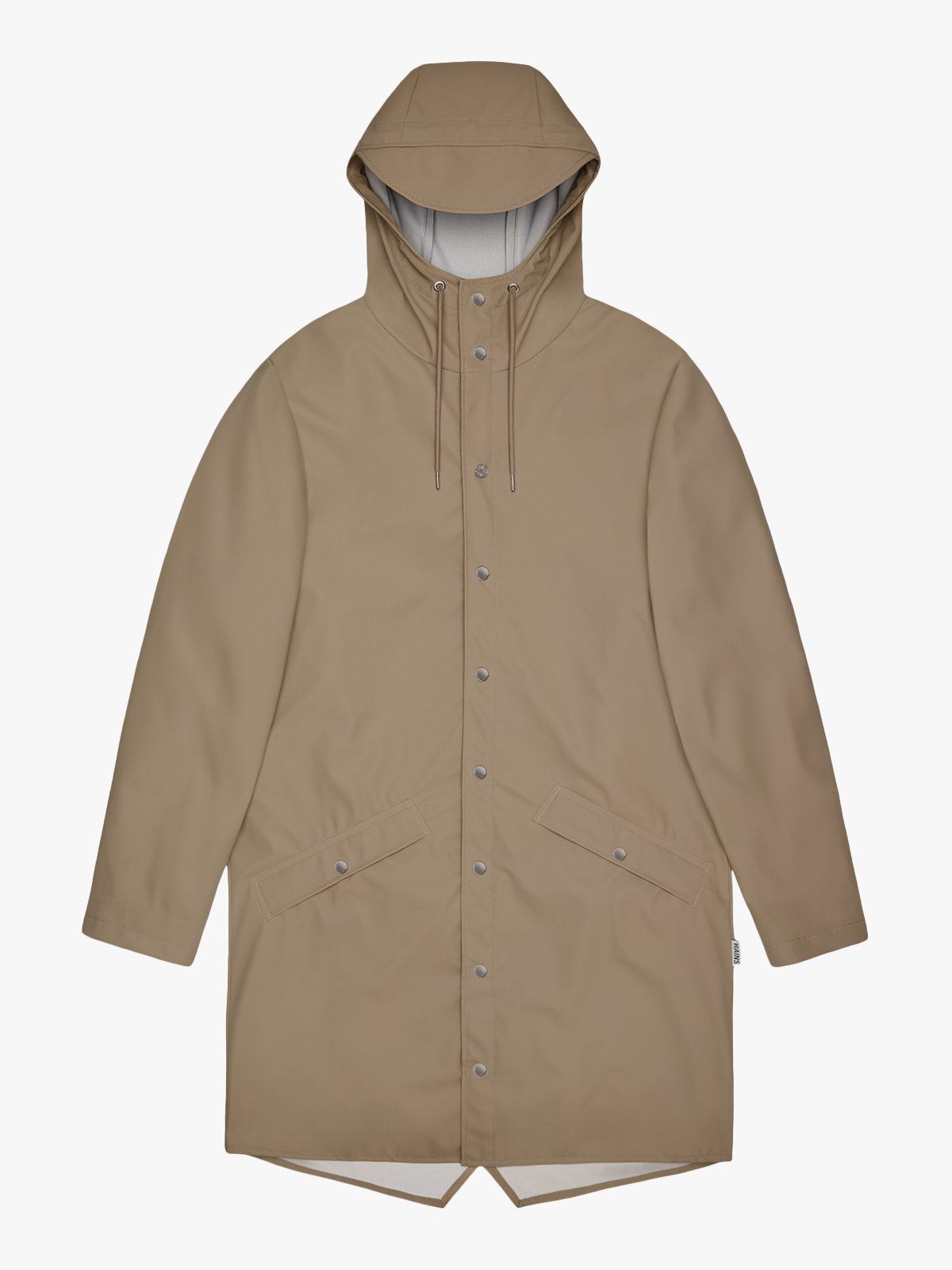 Rains Long Jacket Beige