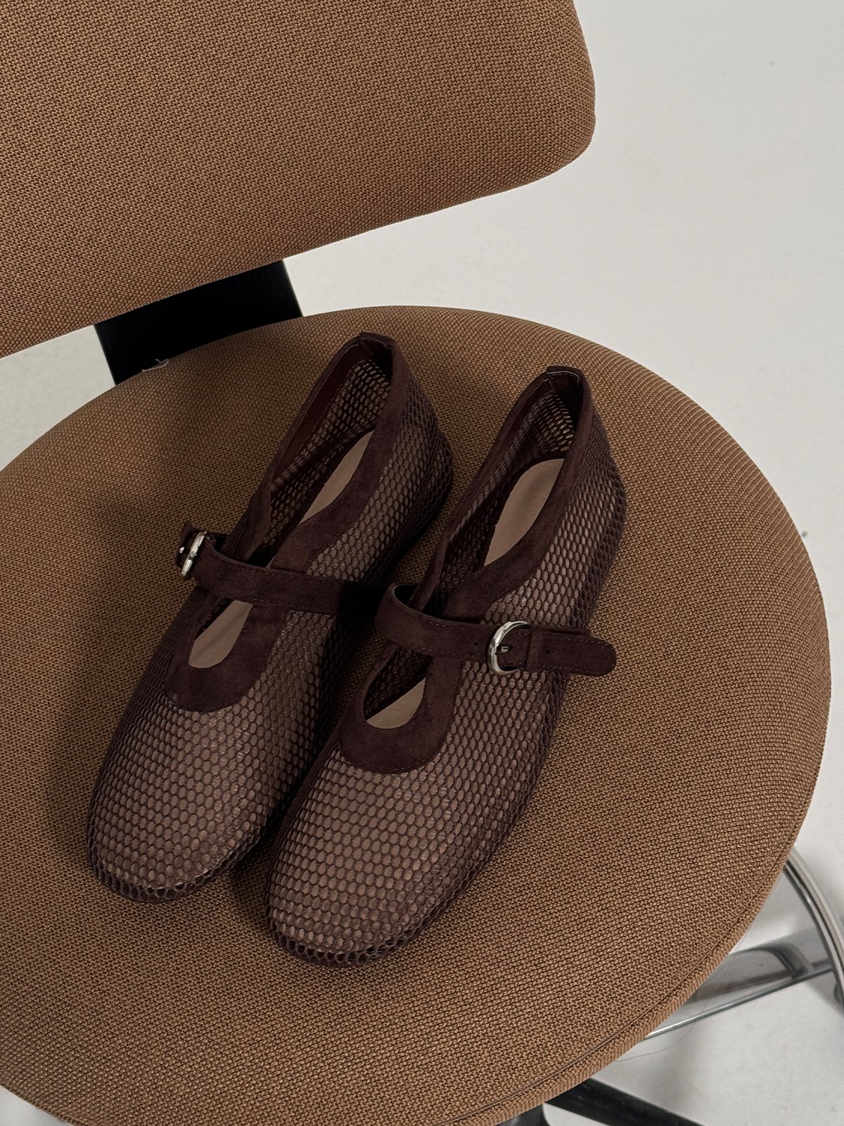 Roberto Rosso Palermo Ballerina Dark Brown