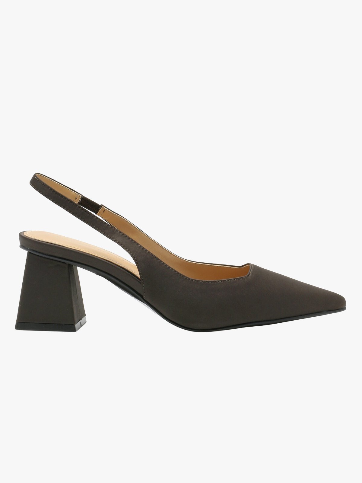 Roberto Rosso Pia Slingback Satin Coffee