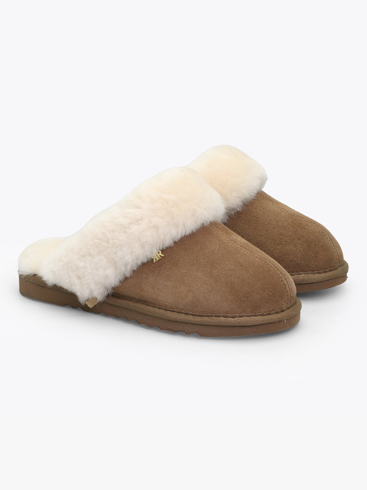 Roberto Rosso Sheepskin Slipper Cognac
