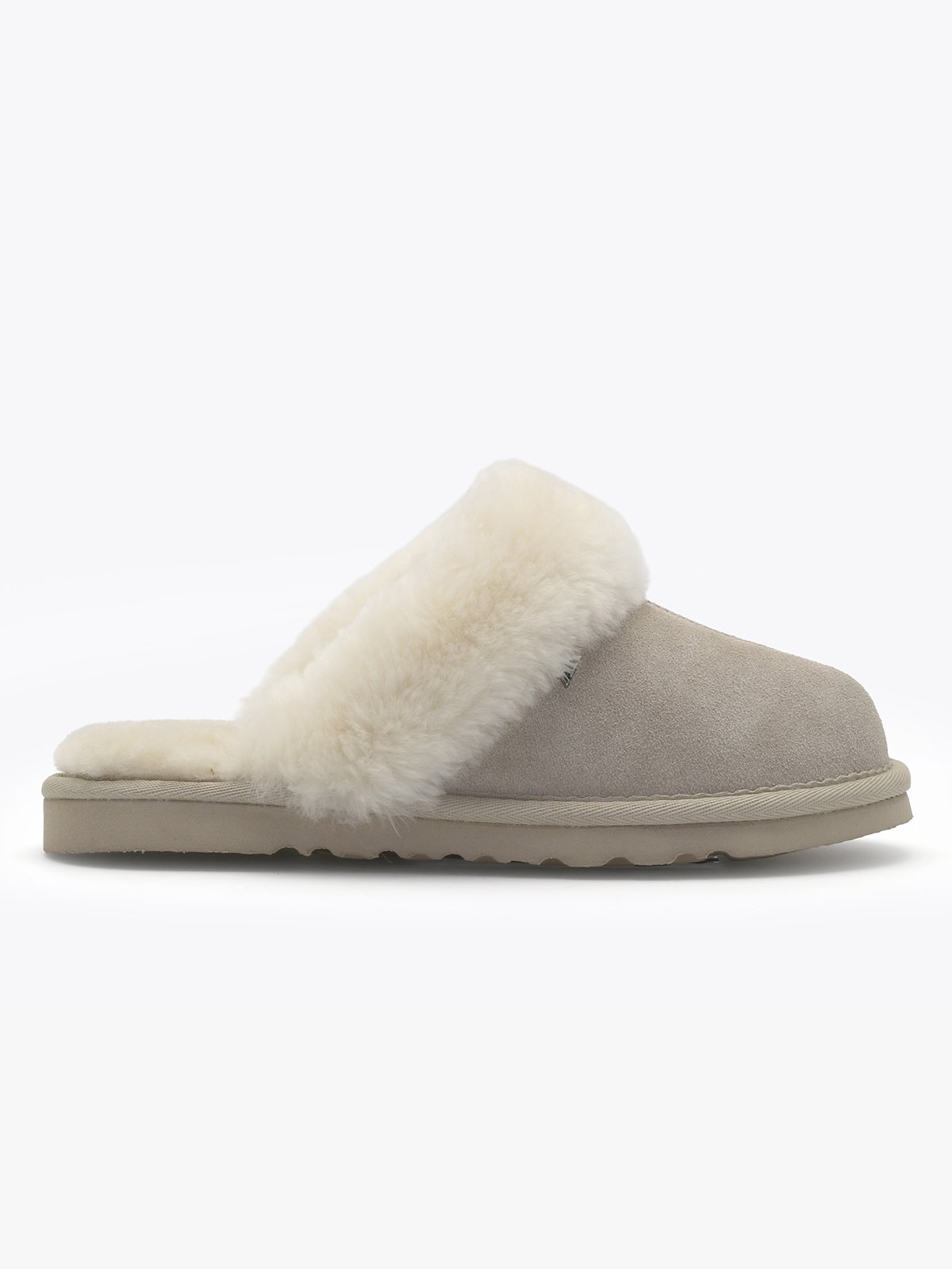 Roberto Rosso Sheepskin Slipper Light Grey