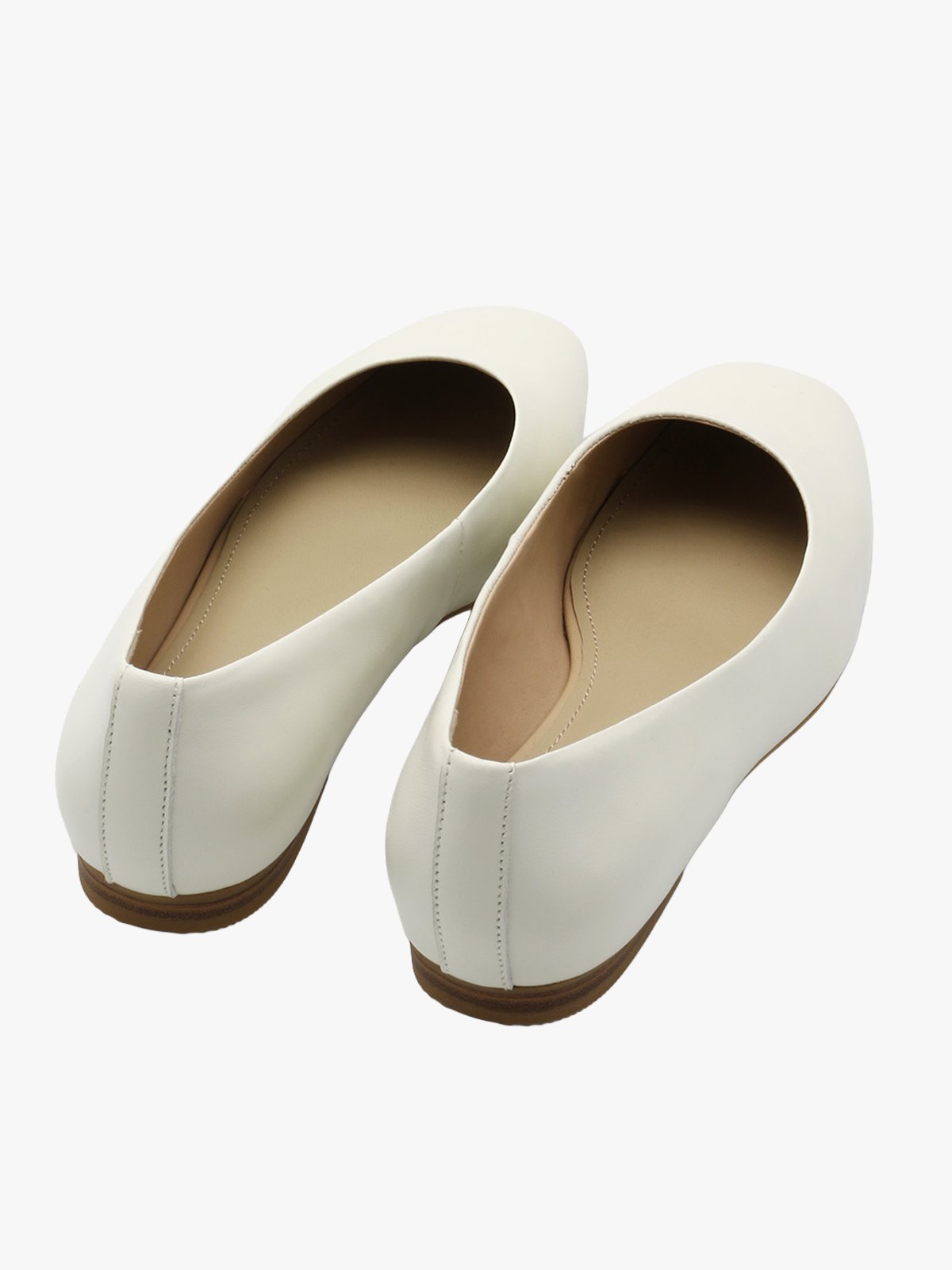 Roberto Rosso Trieste Ballerina Leather Beige